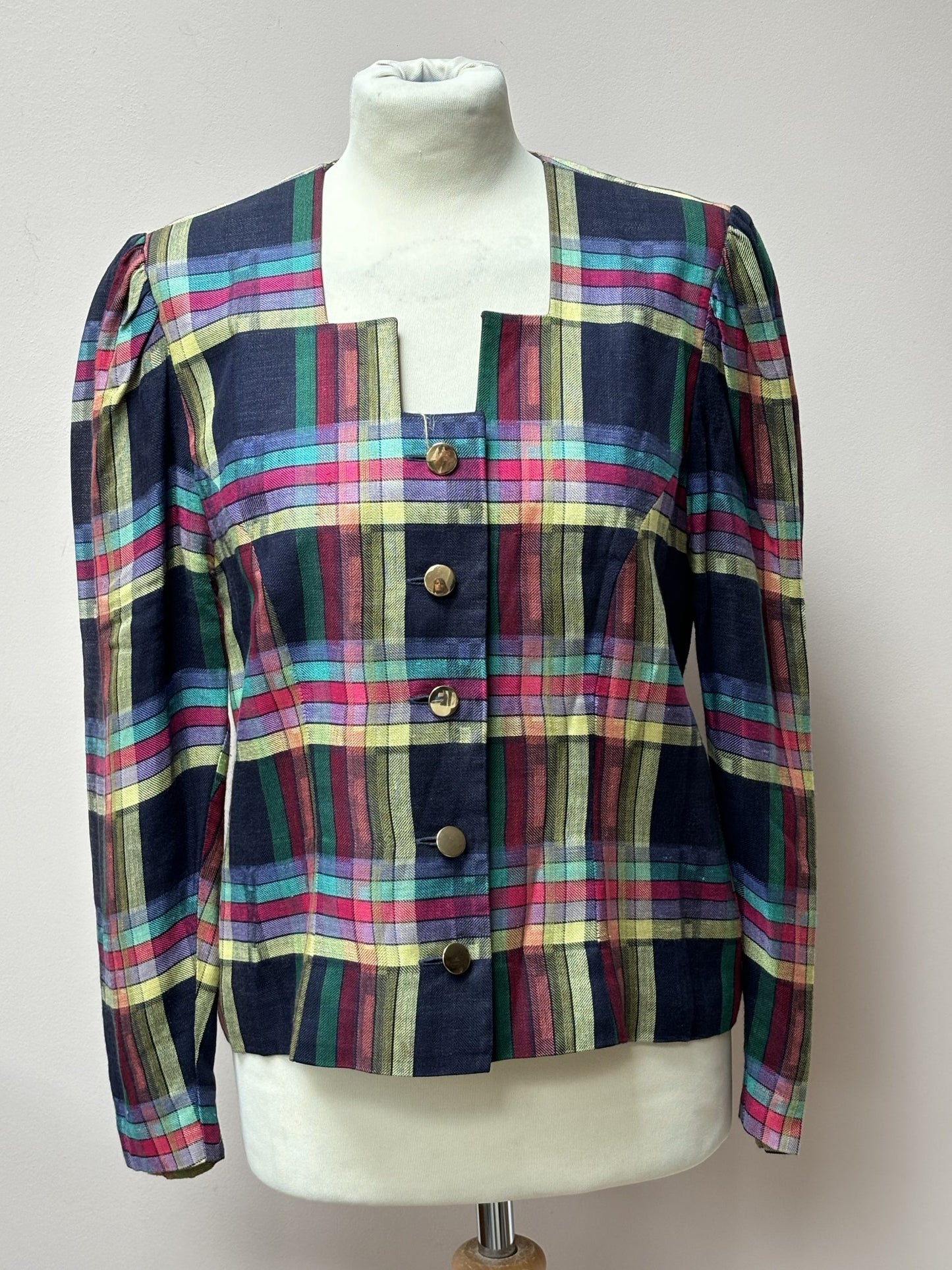 Vintage linen mix jacket size 12