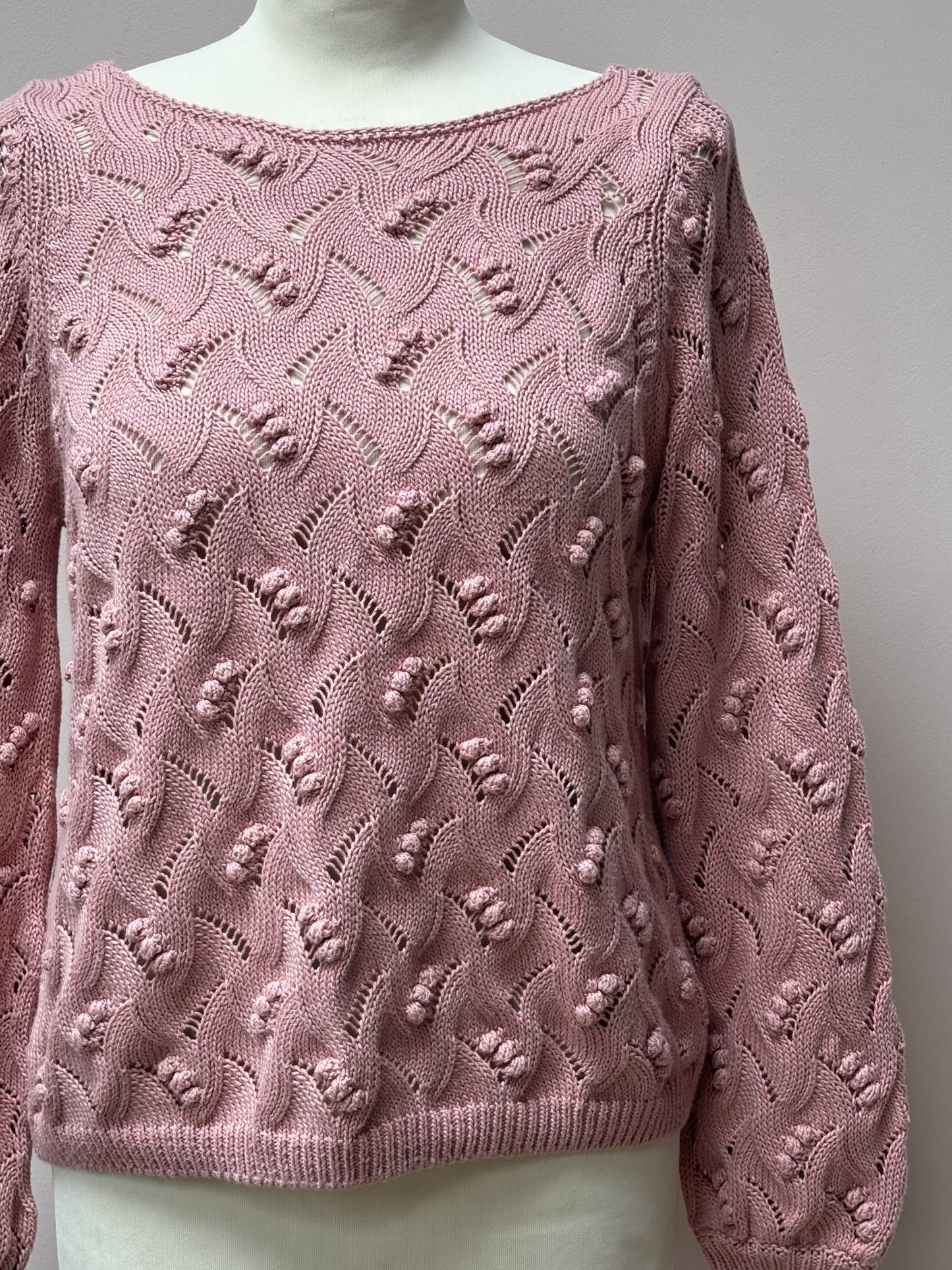 Sezane pink cotton jumper size S