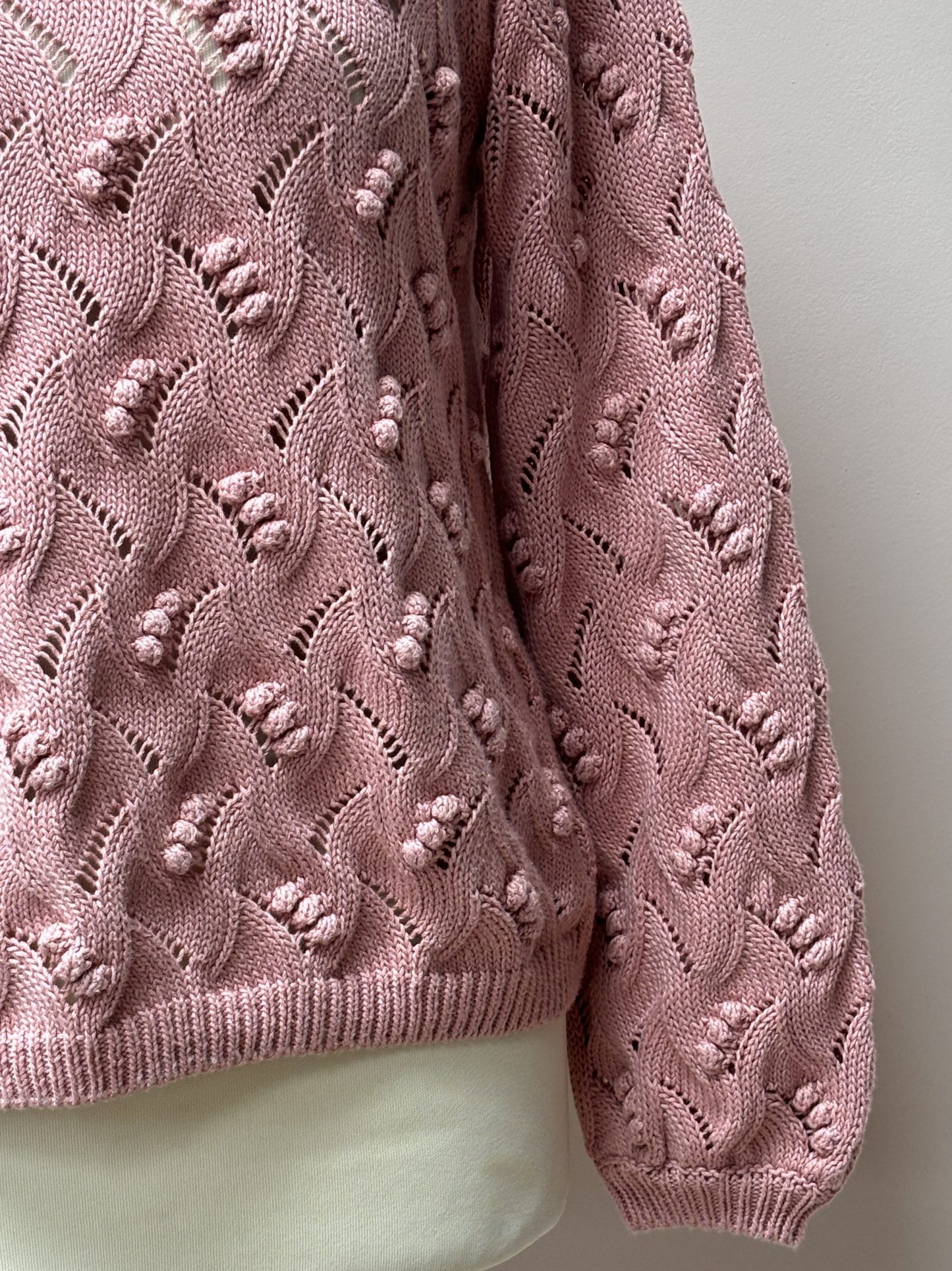 Sezane pink cotton jumper size S