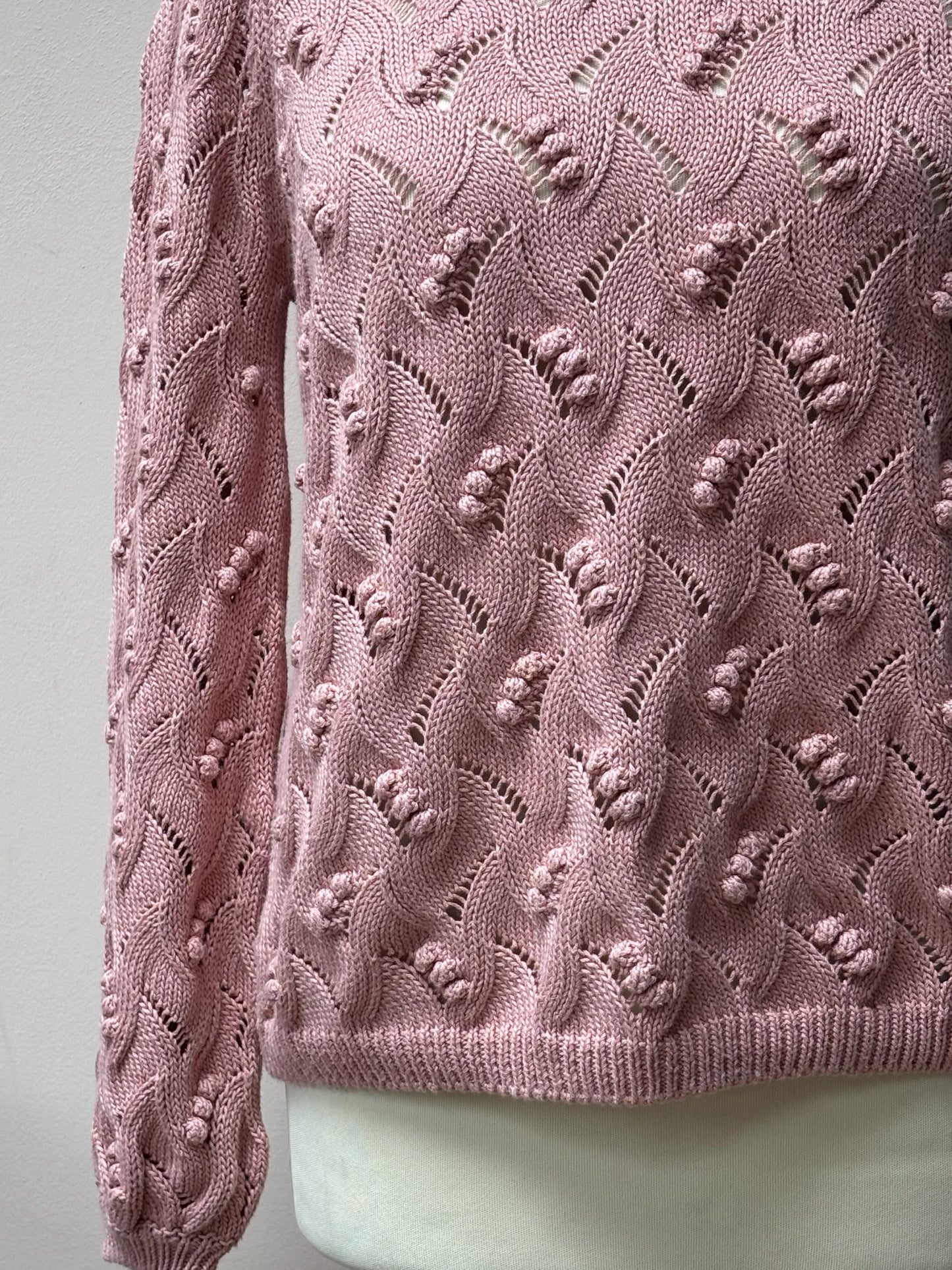 Sezane pink cotton jumper size S