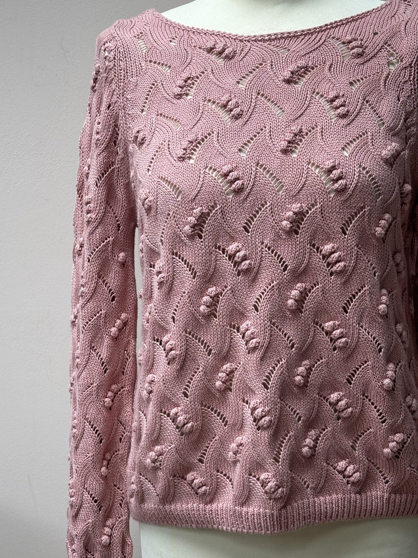 Sezane pink cotton jumper size S