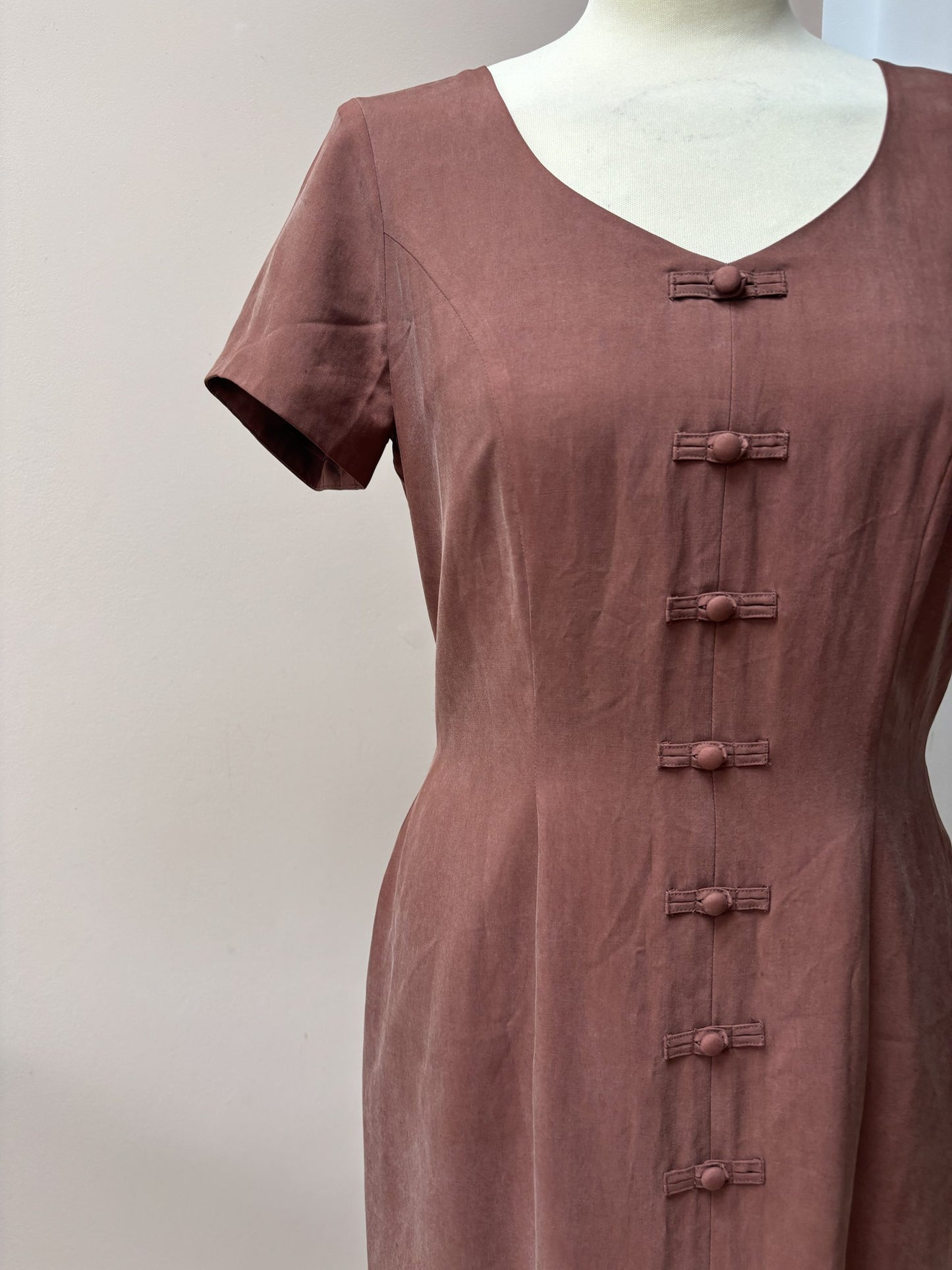 Vintage maroon dress size 8/10