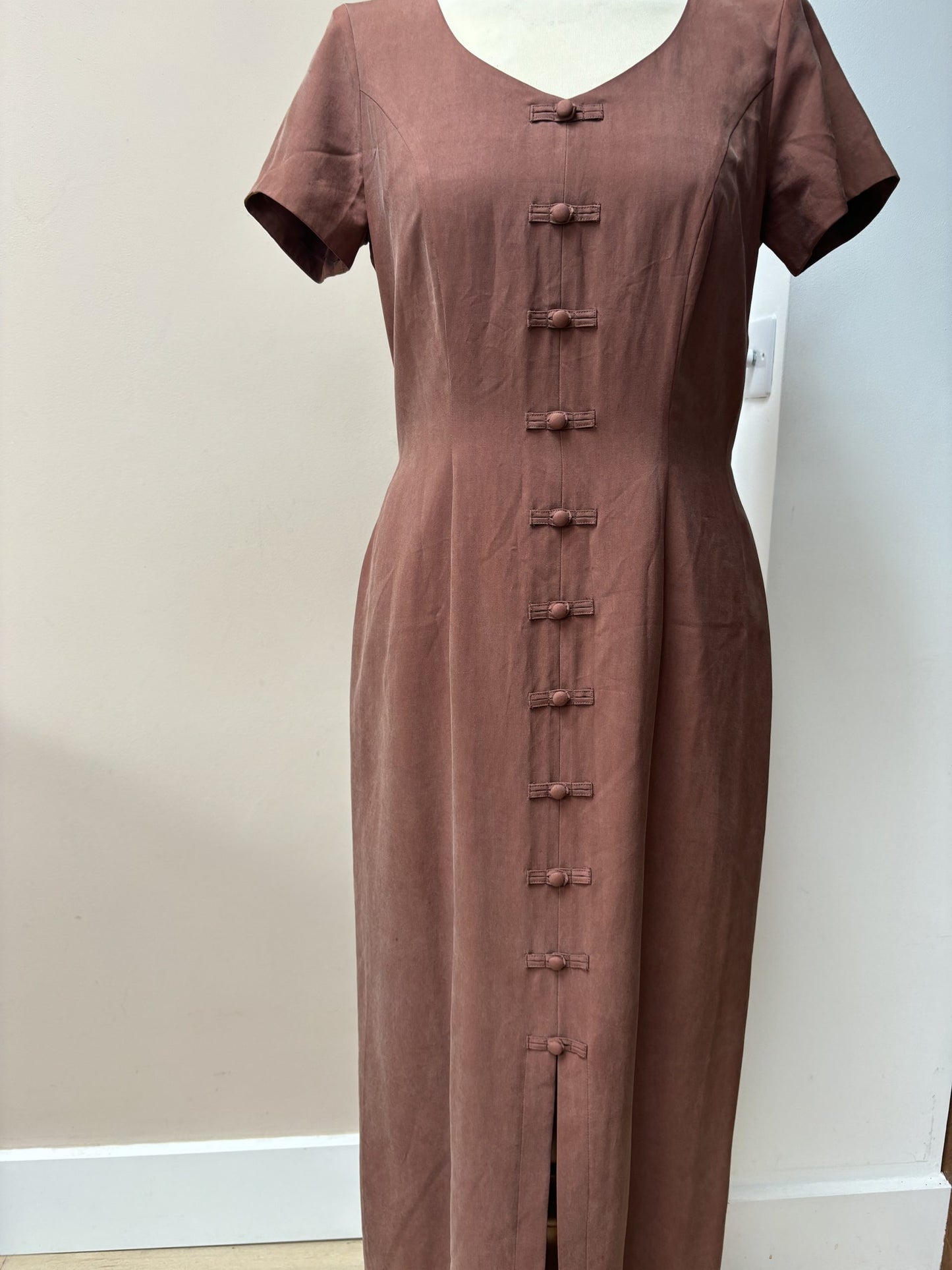 Vintage maroon dress size 8/10