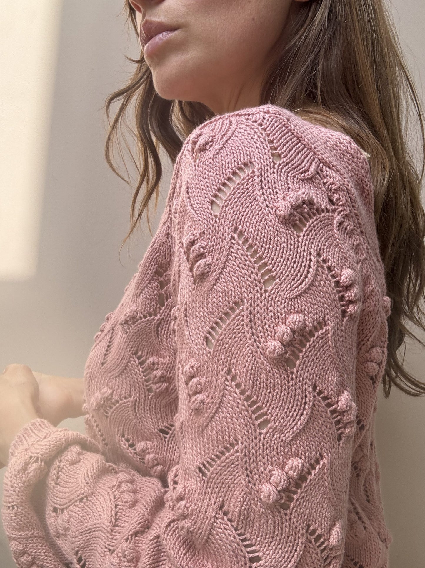 Sezane pink cotton jumper size S