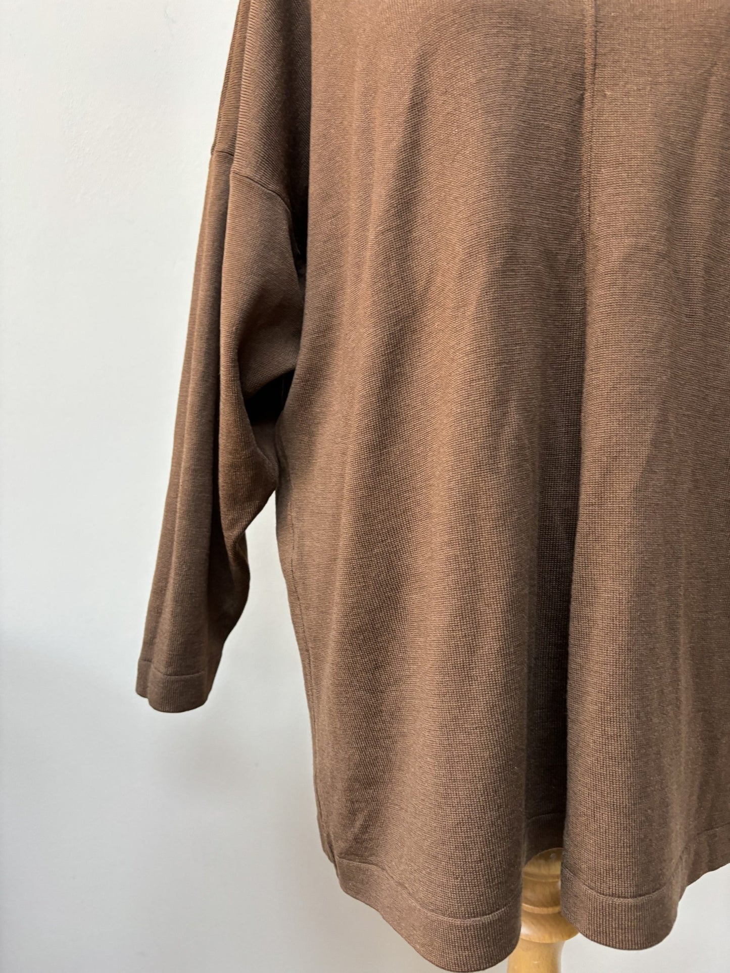 Vintage wool brown top size 18