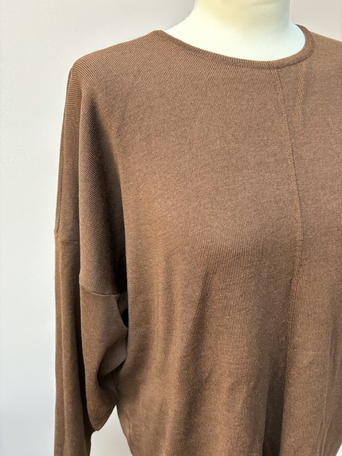Vintage wool brown top size 18