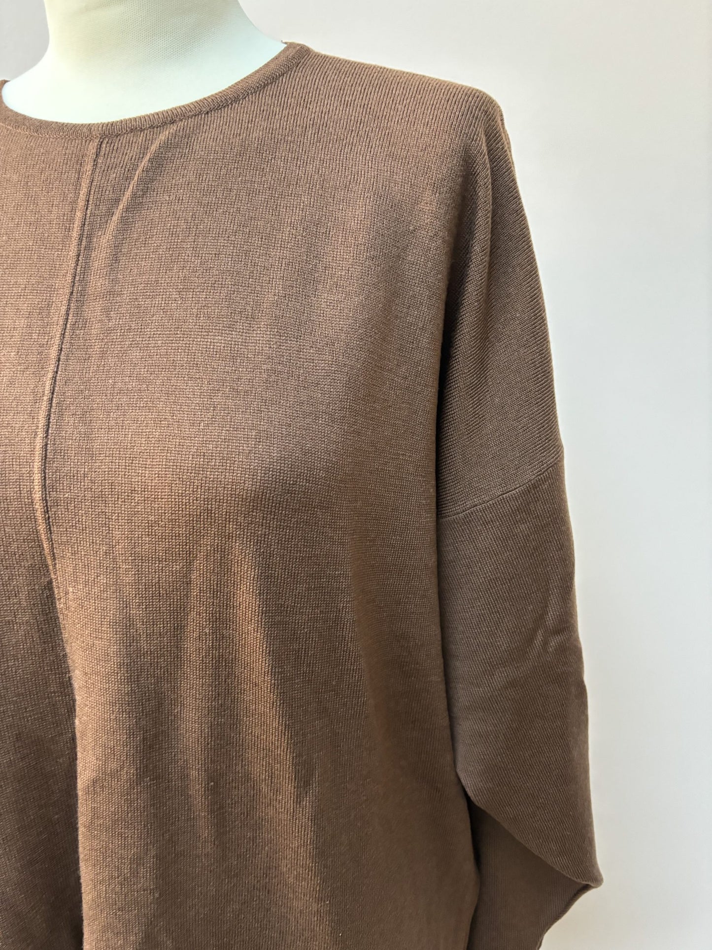 Vintage wool brown top size 18