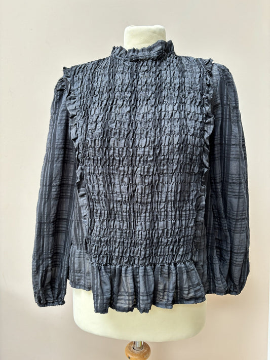 Smocked front top size 10