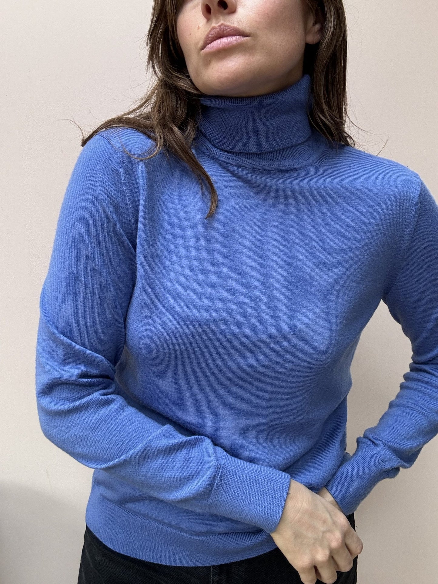 Merino wool polo neck size 10