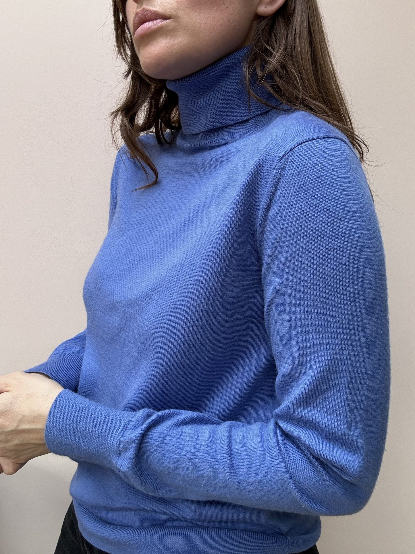 Merino wool polo neck size 10