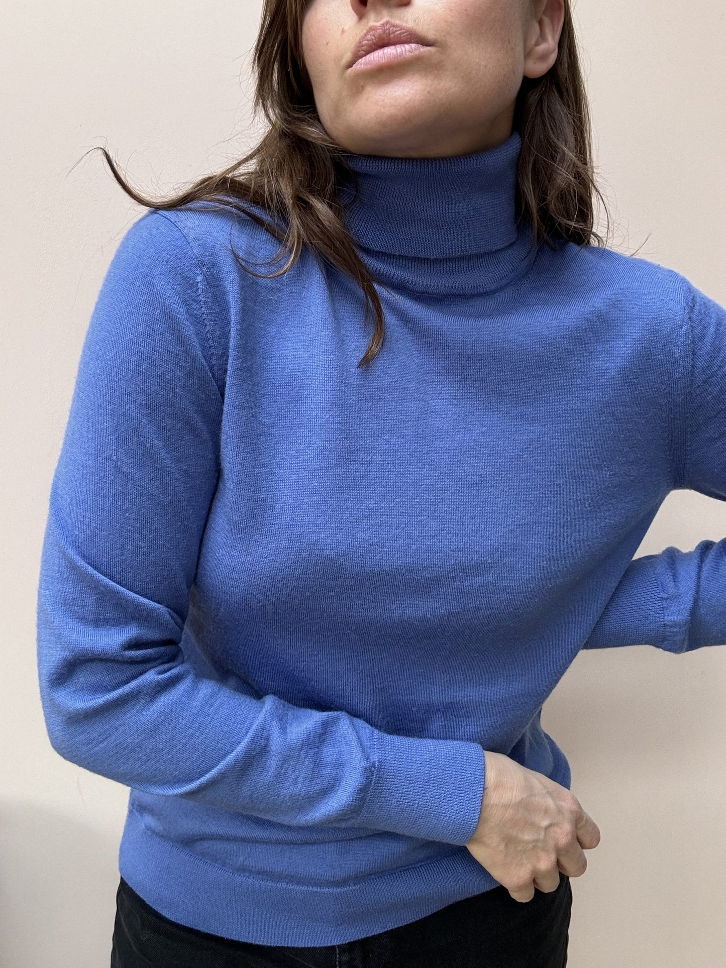 Merino wool polo neck size 10