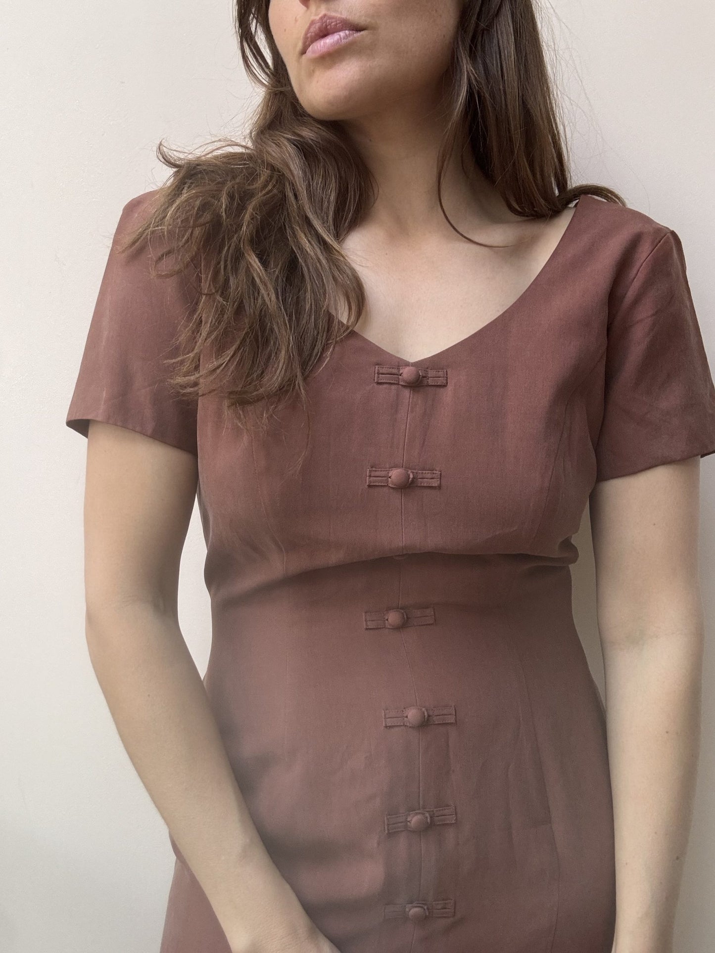 Vintage maroon dress size 8/10