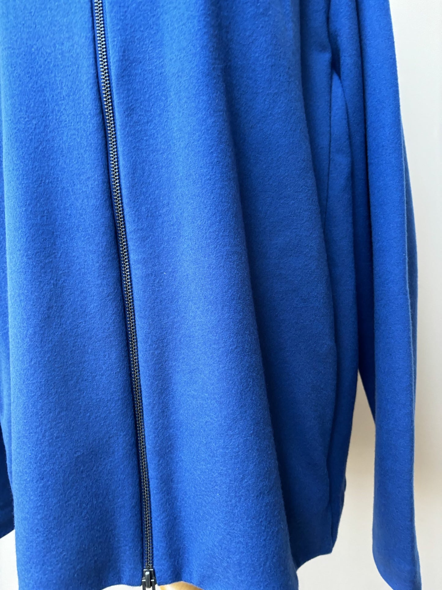 COS blue wool mix jacket size XL