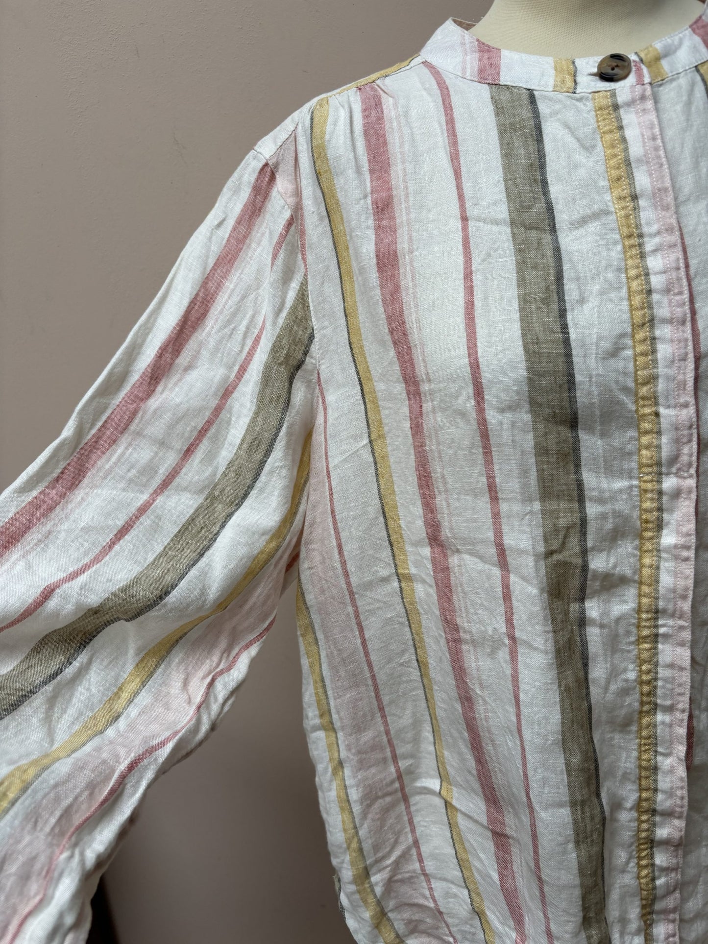 Linen shirt size UK20