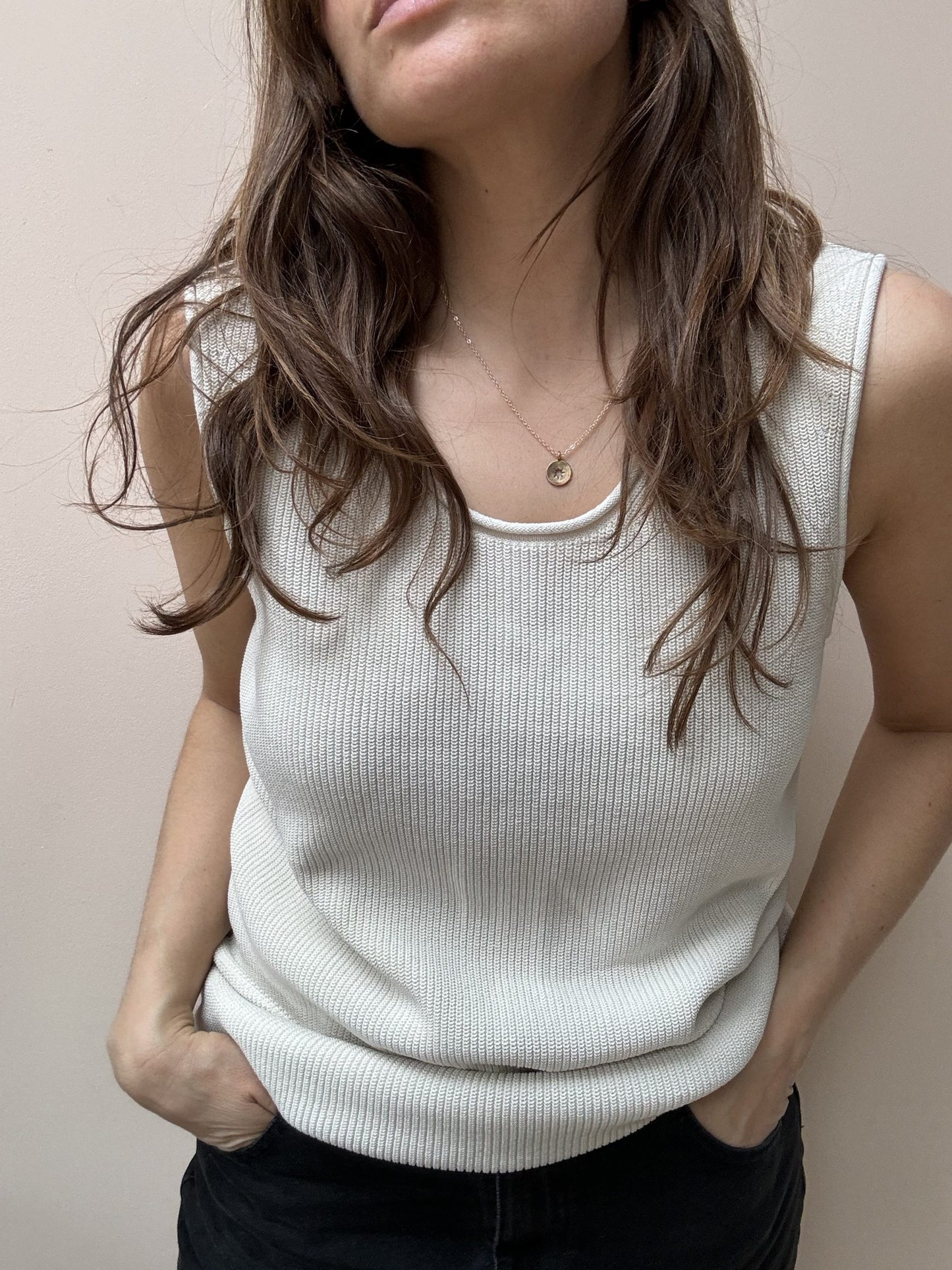 COS cotton mix top size Small