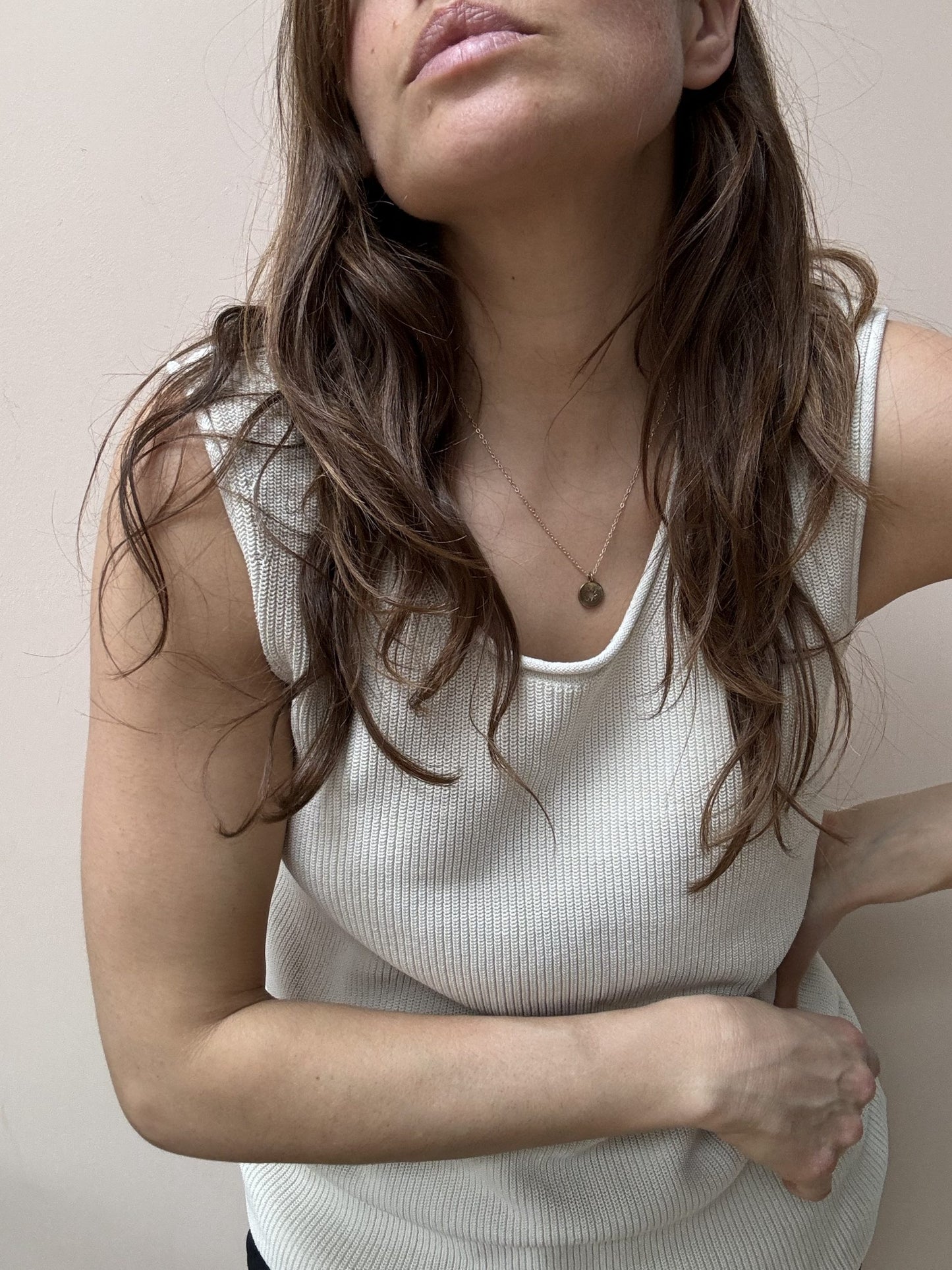 COS cotton mix top size Small