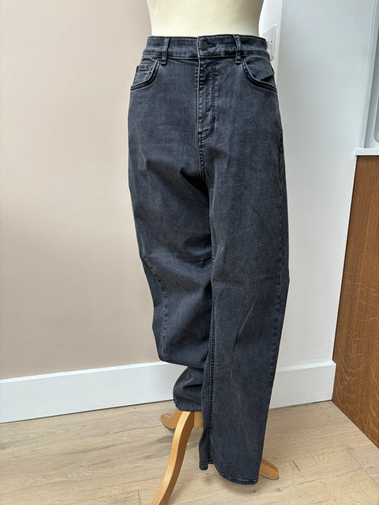 Grey black jeans size 12/14