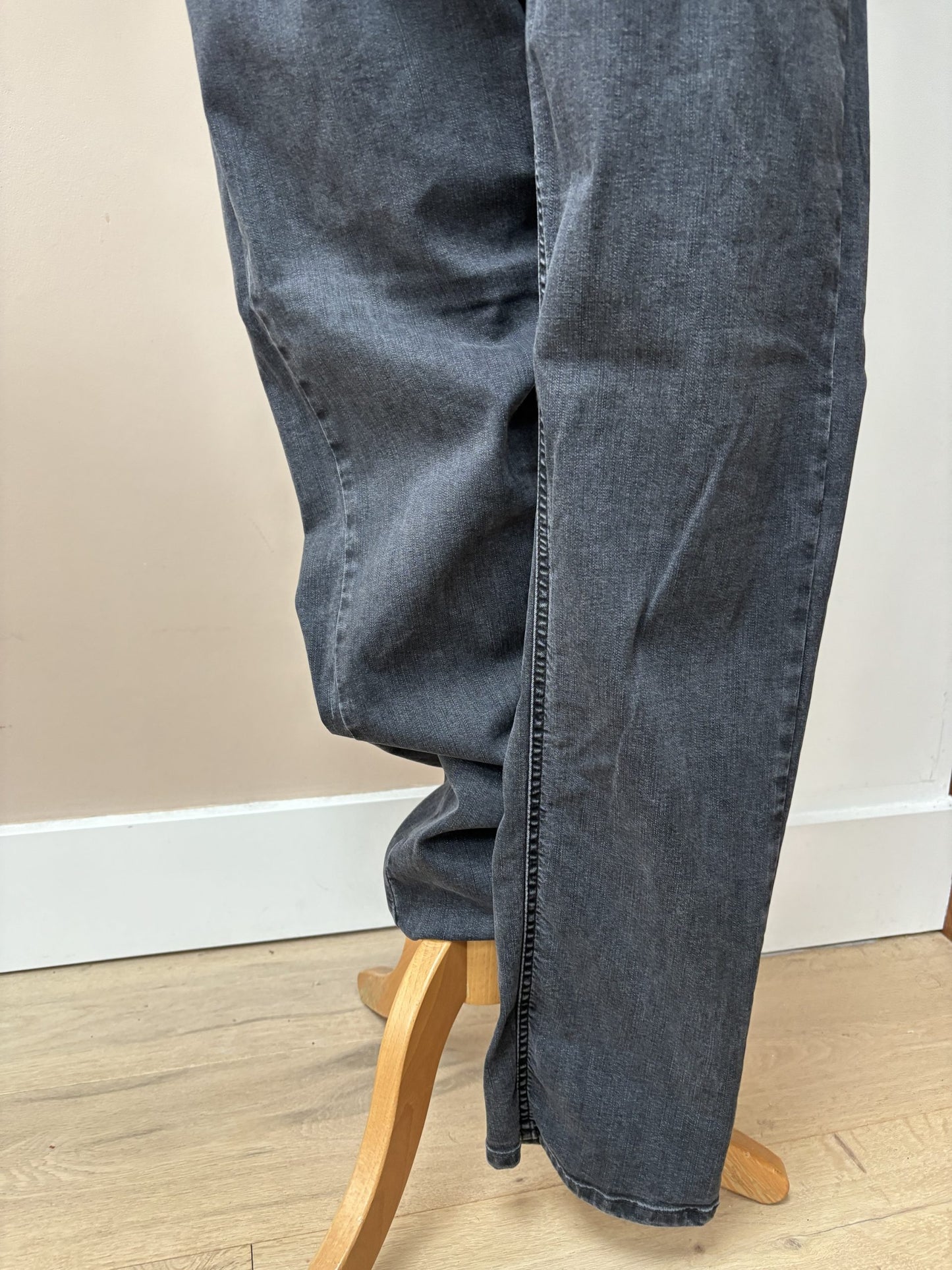 Grey black jeans size 12/14