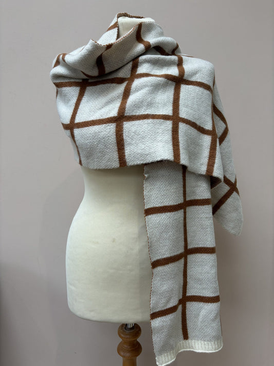 Check soft scarf