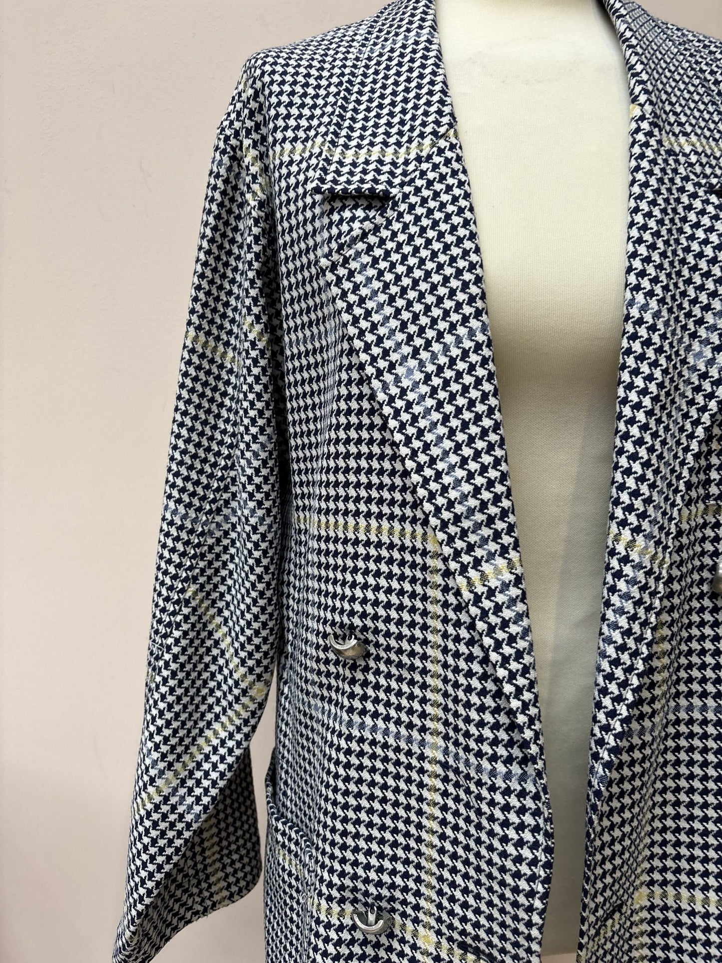 Vintage wool dogtooth jacket size 8/10