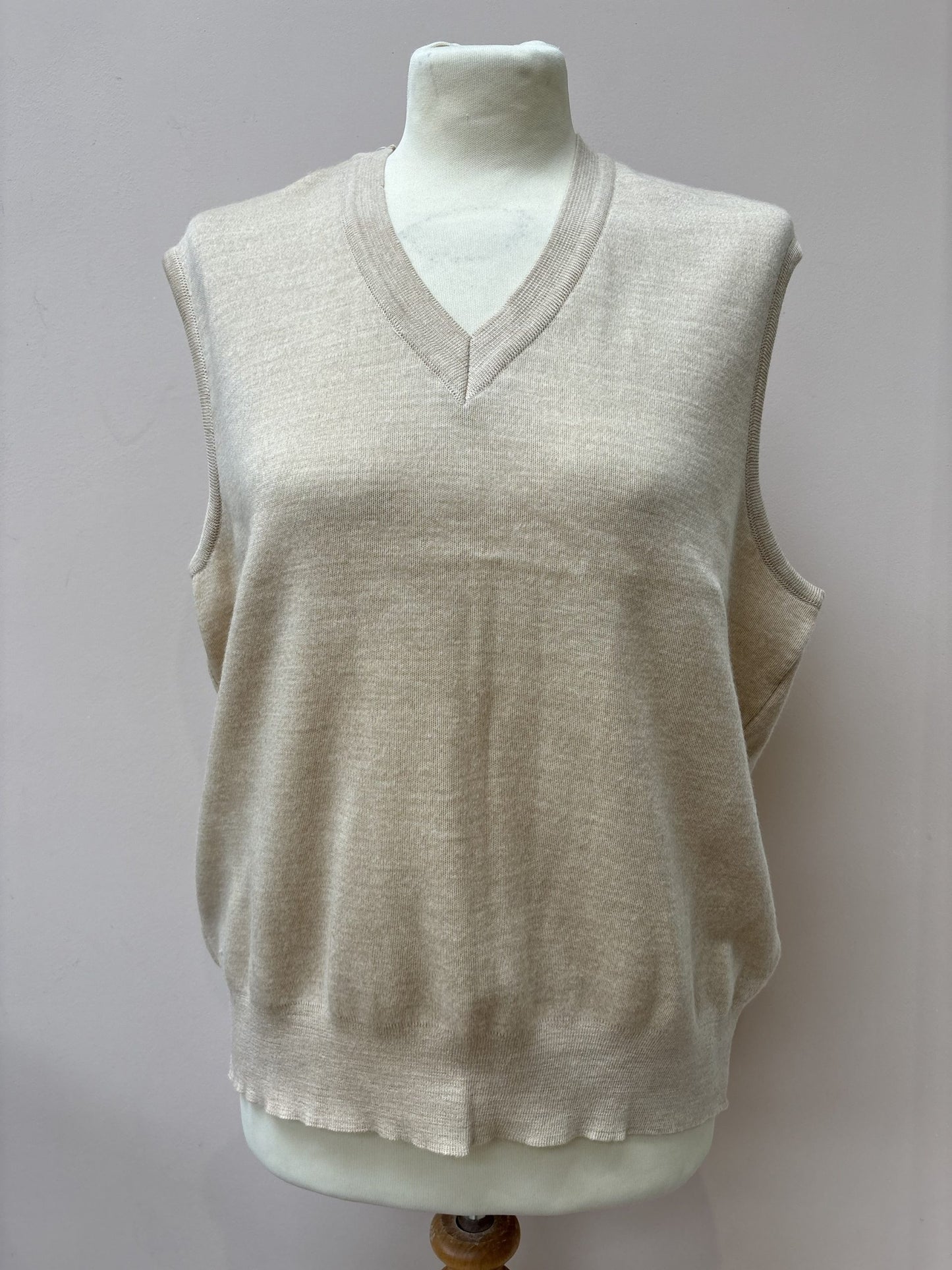 Wool tank top size 14