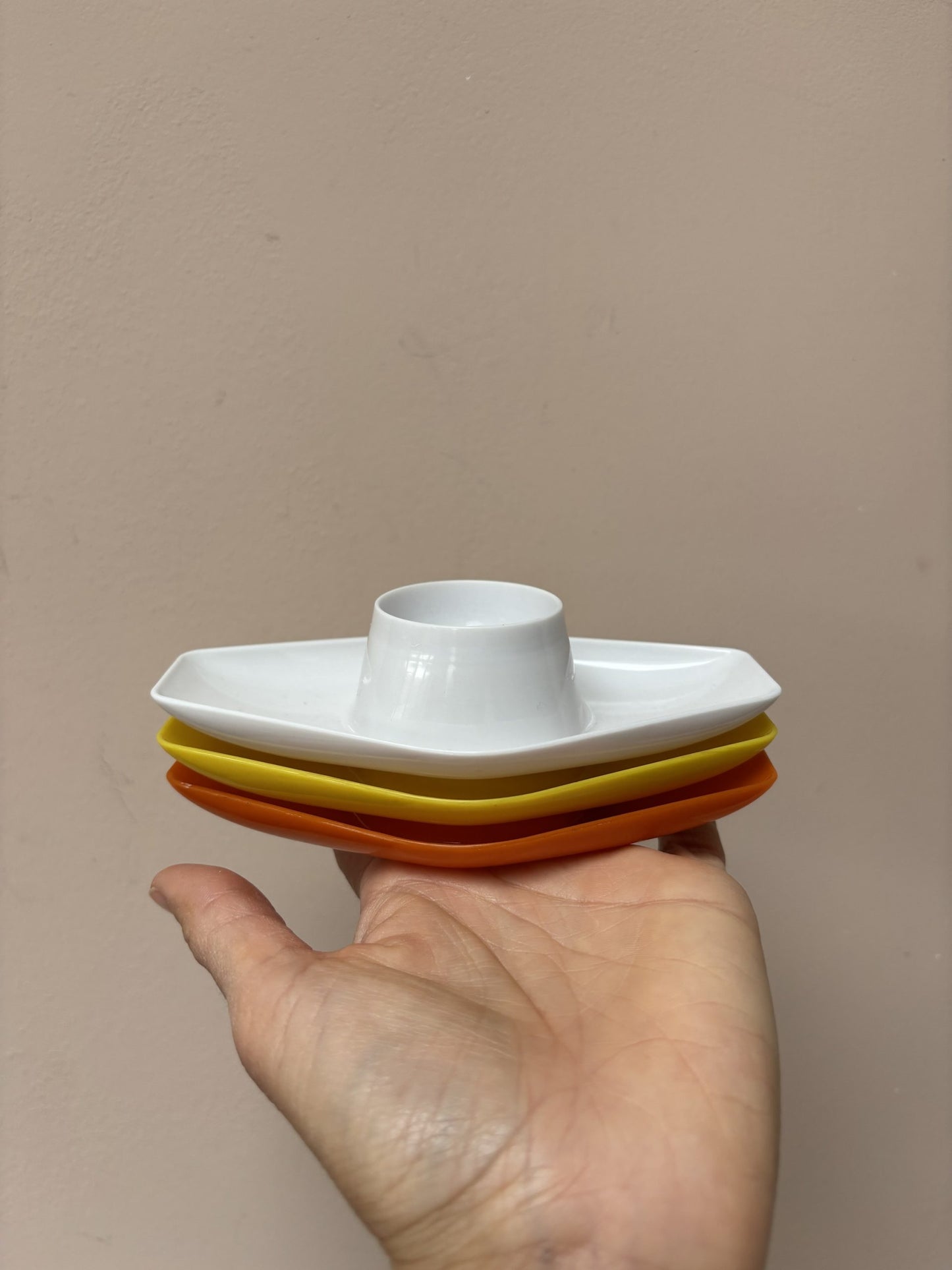 Vintage Arthur Douglas boat egg cups x 3