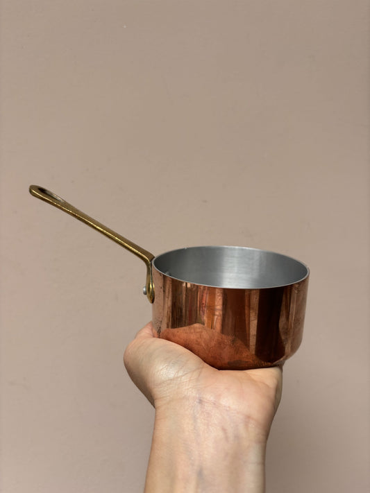 Vintage copper sauce pan