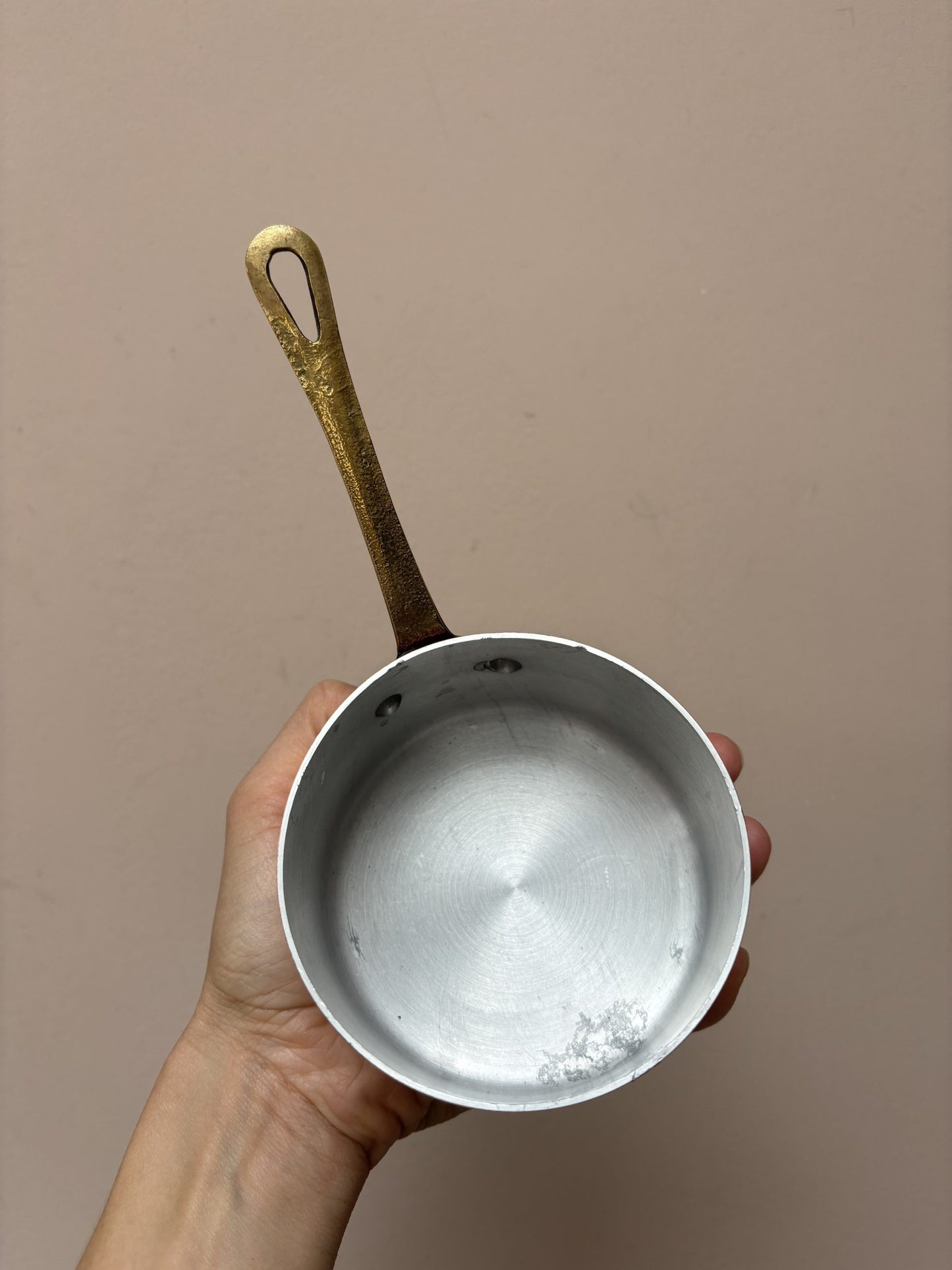 Vintage copper sauce pan