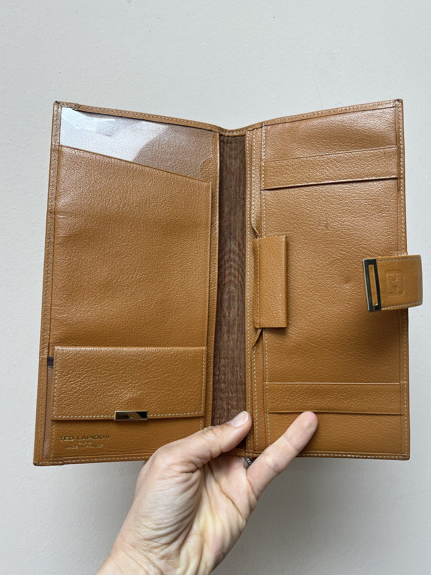 Ted Lapidus leather wallet