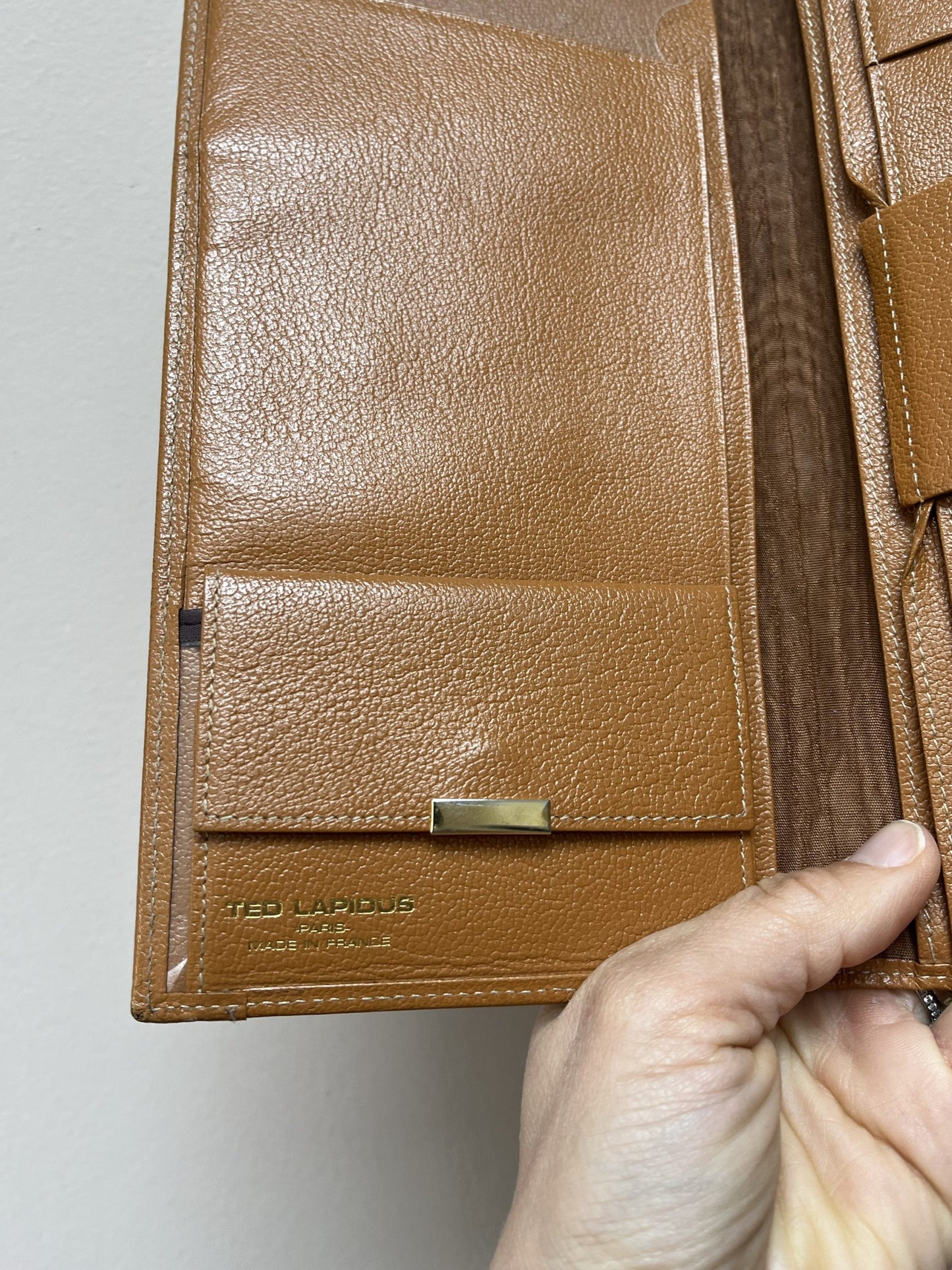 Ted Lapidus leather wallet