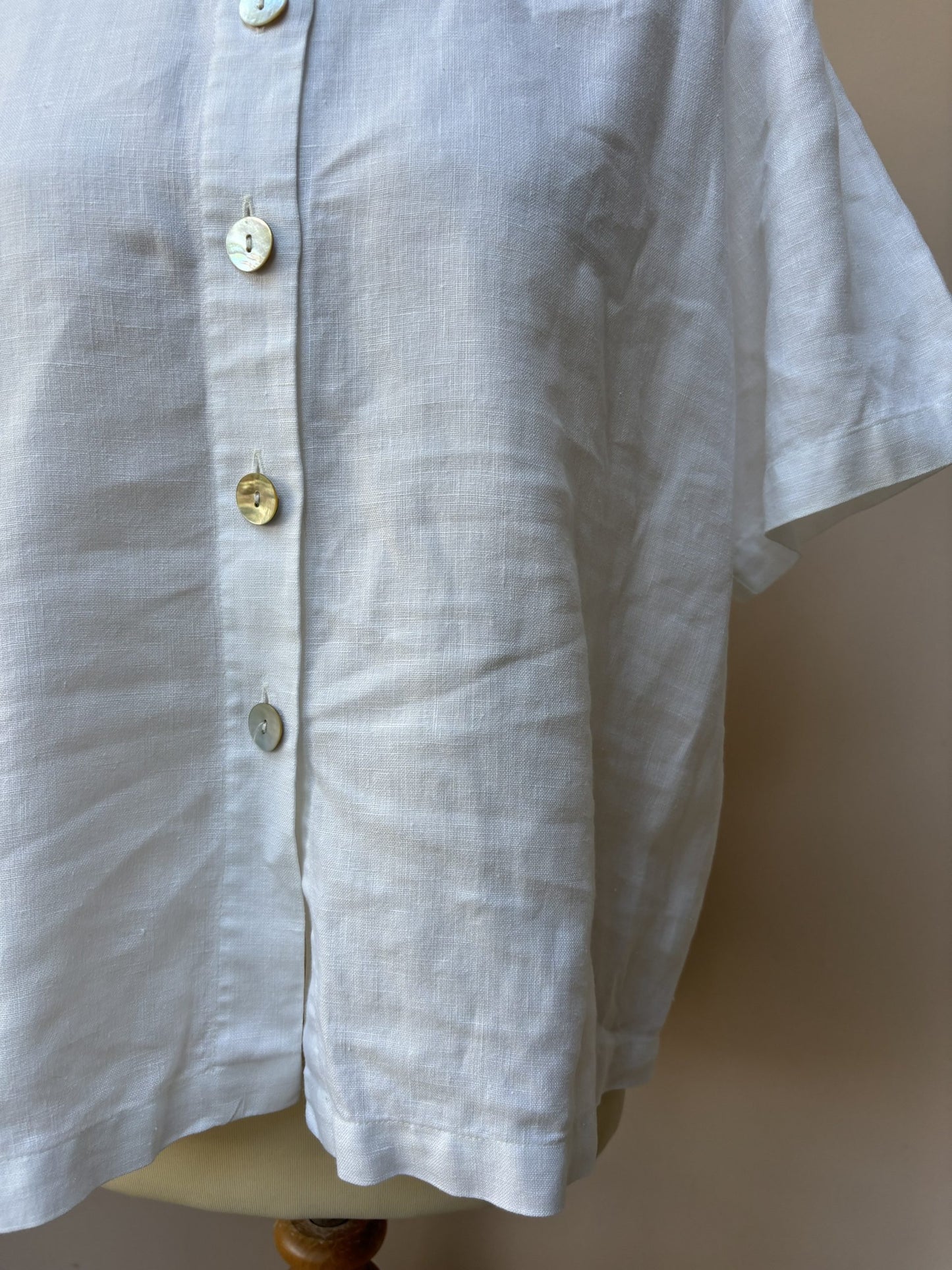 Linen button top size 14/16