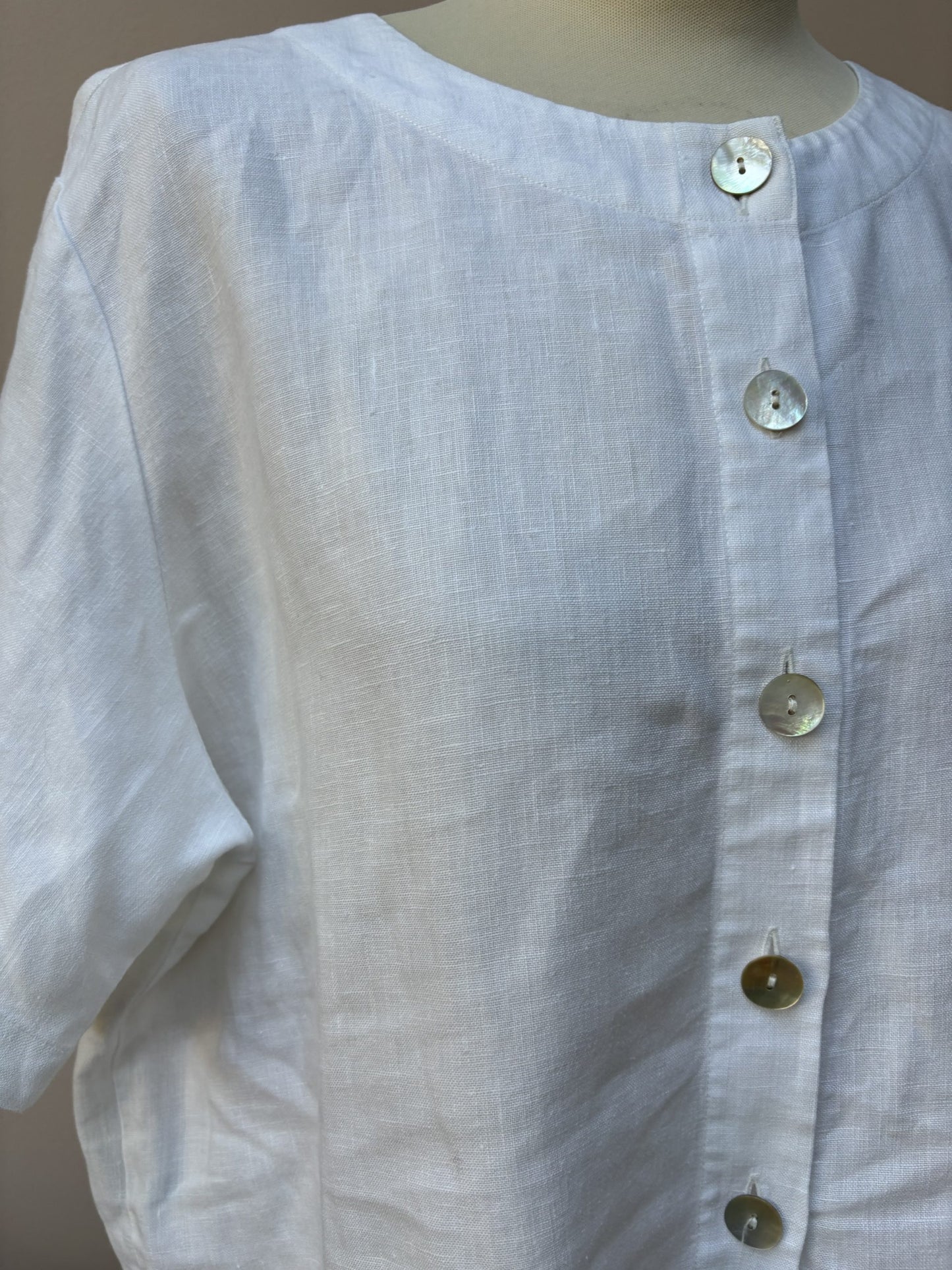 Linen button top size 14/16