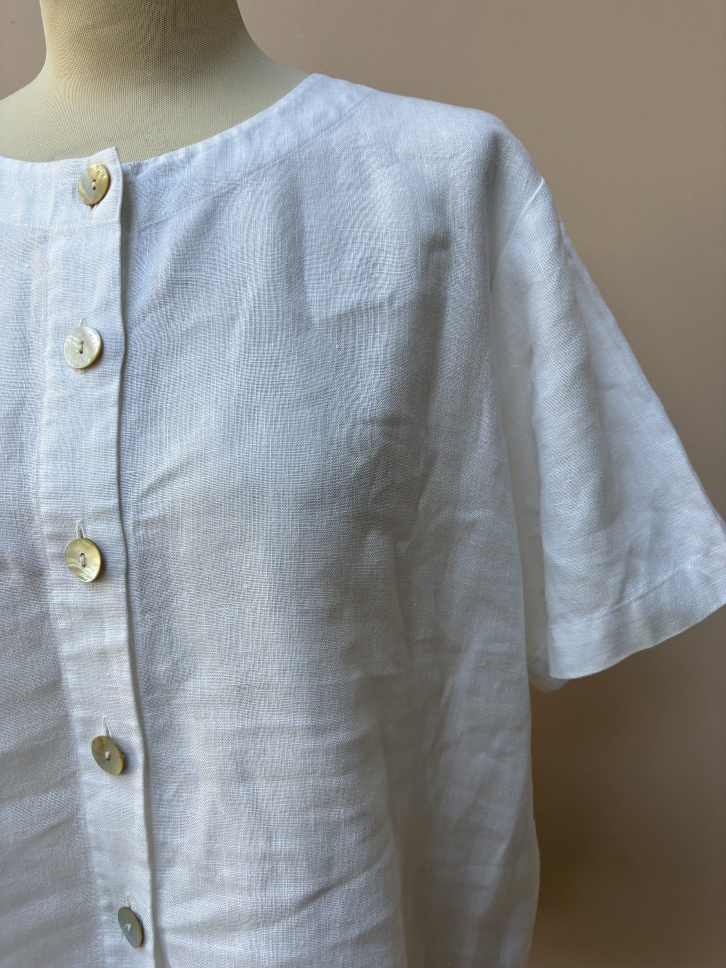 Linen button top size 14/16