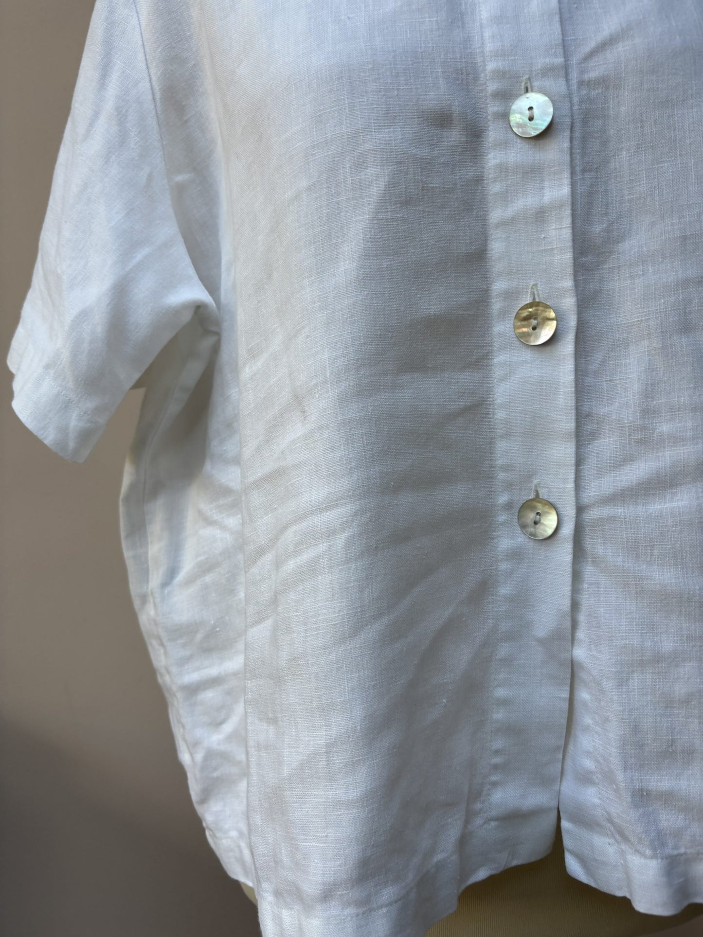 Linen button top size 14/16