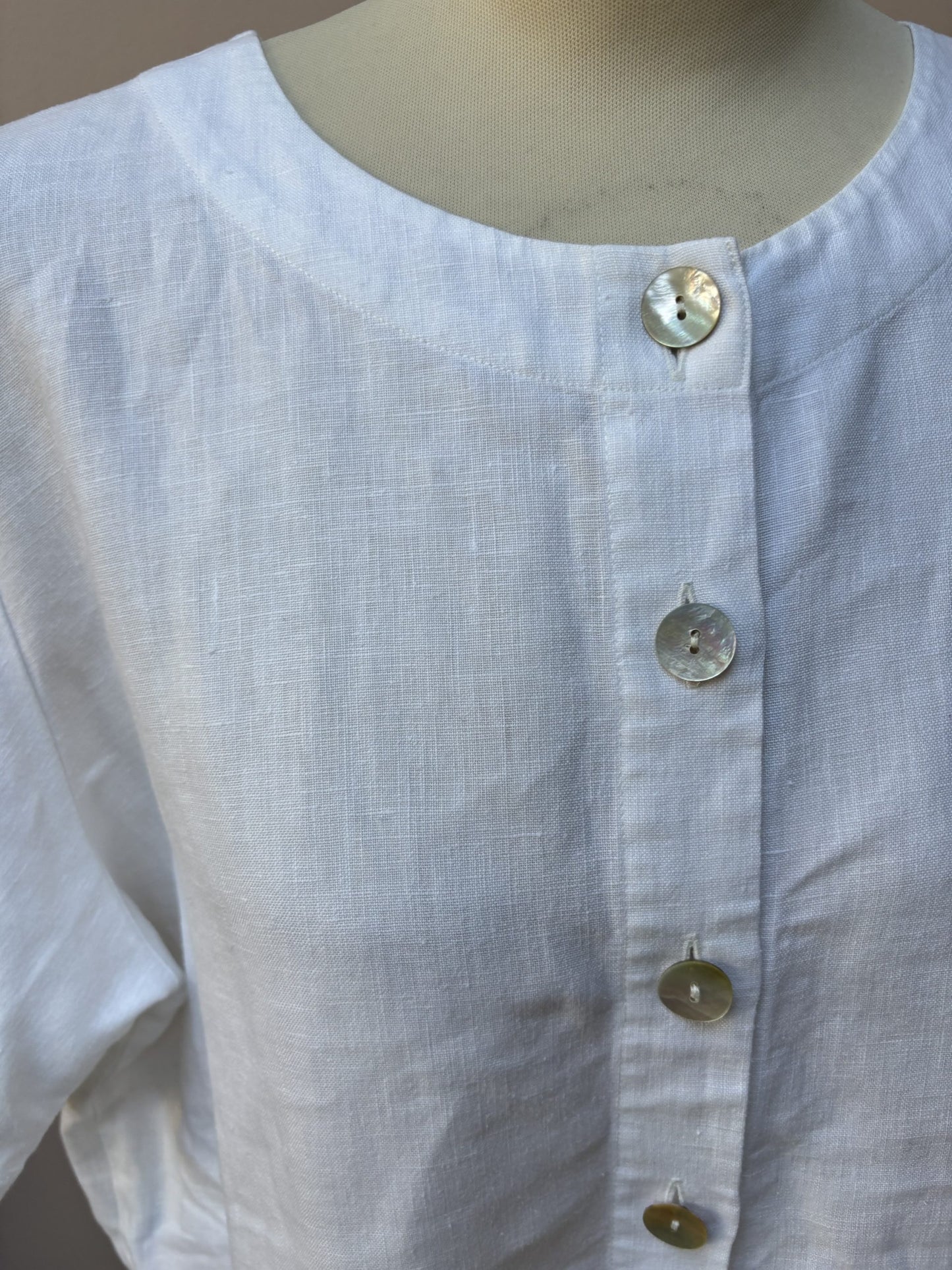 Linen button top size 14/16