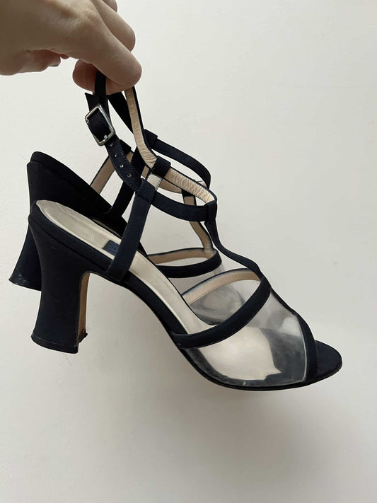 Vintage leather heels size UK5.5