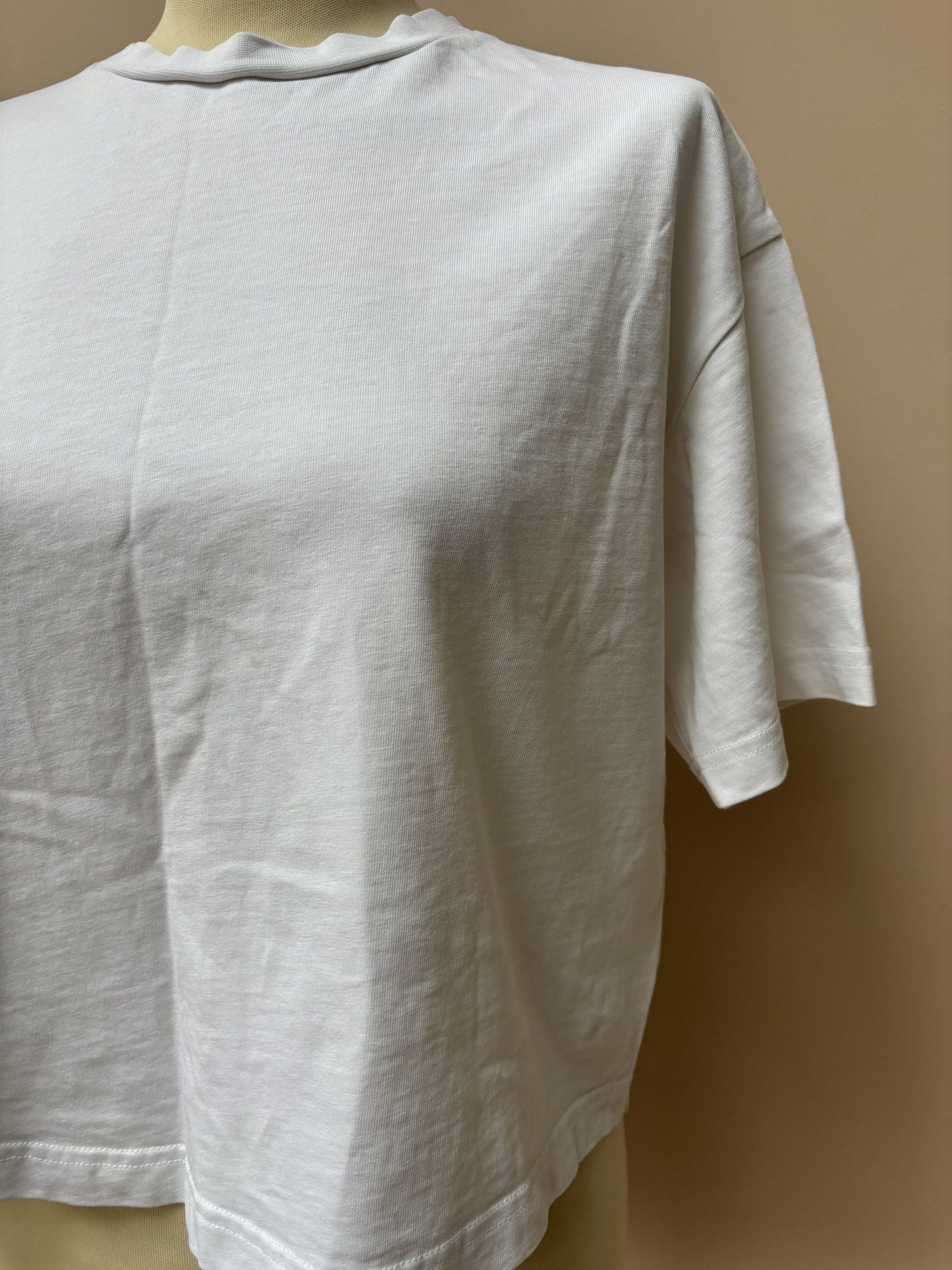COS cropped white tshirt size XS