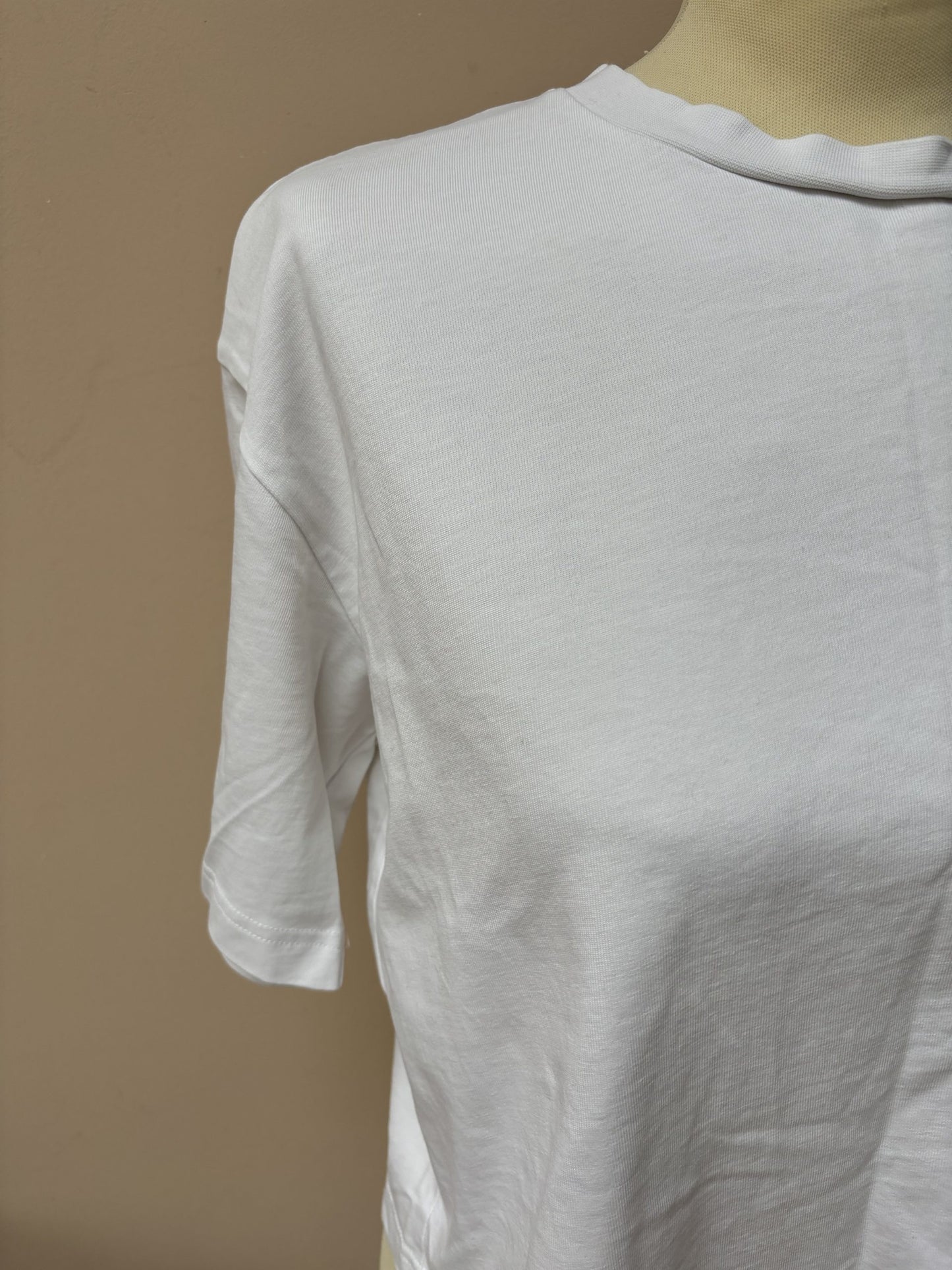 COS cropped white tshirt size XS