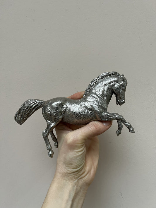 Vintage silver horse