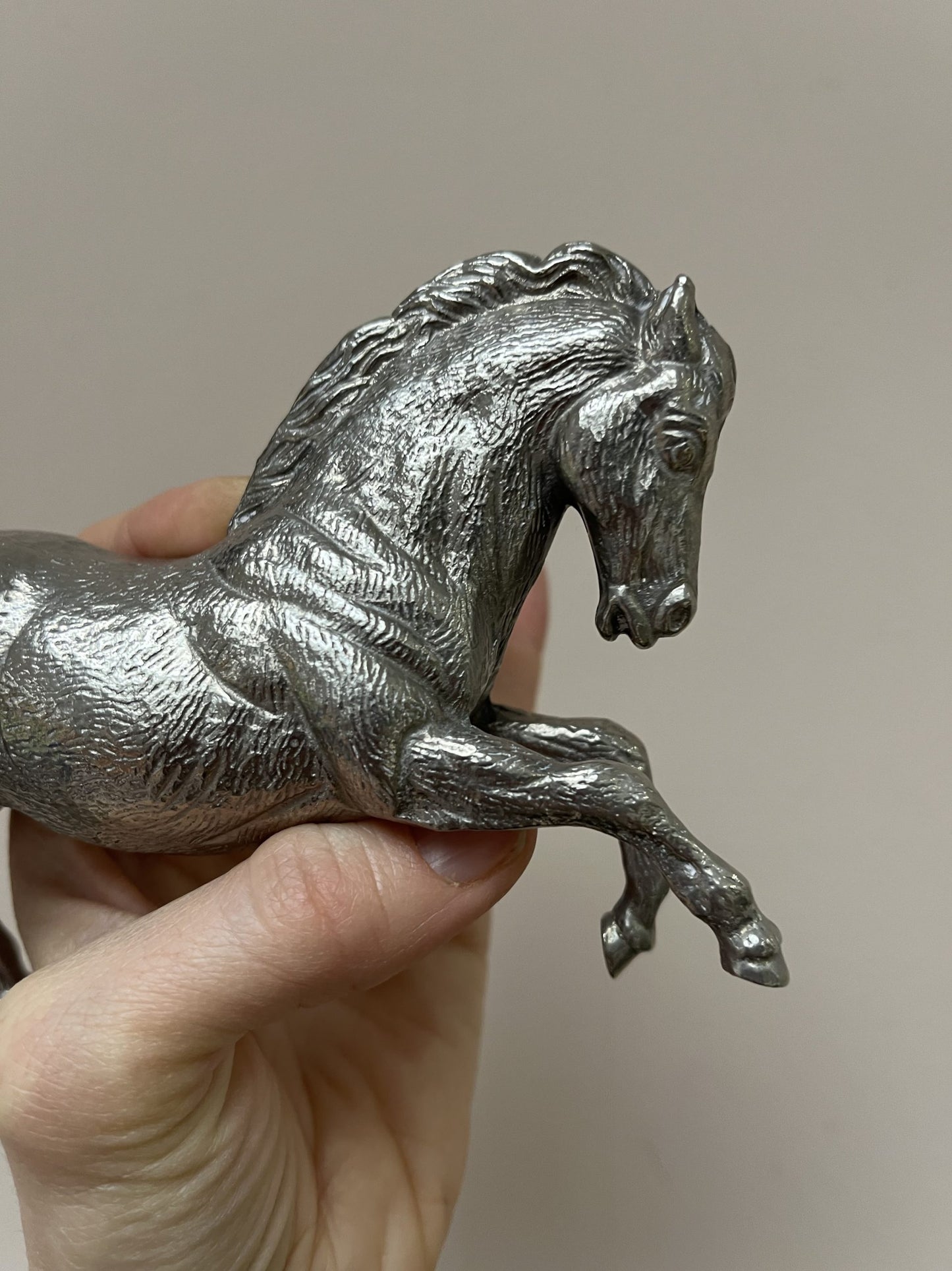 Vintage silver horse