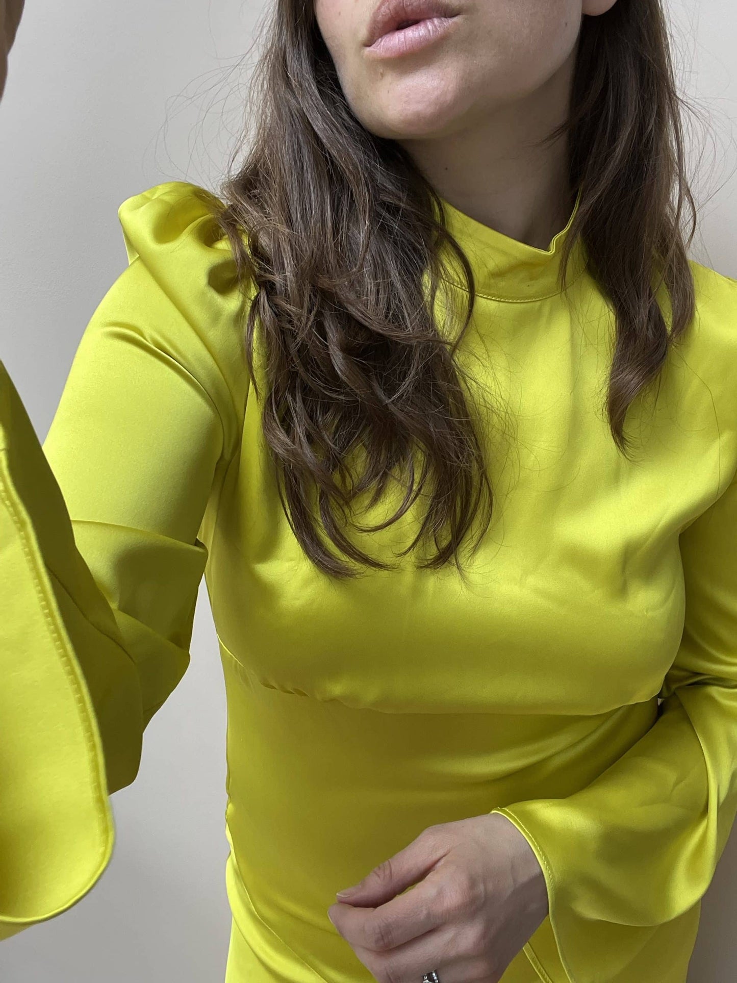 Stunning satin feel dress, size 12