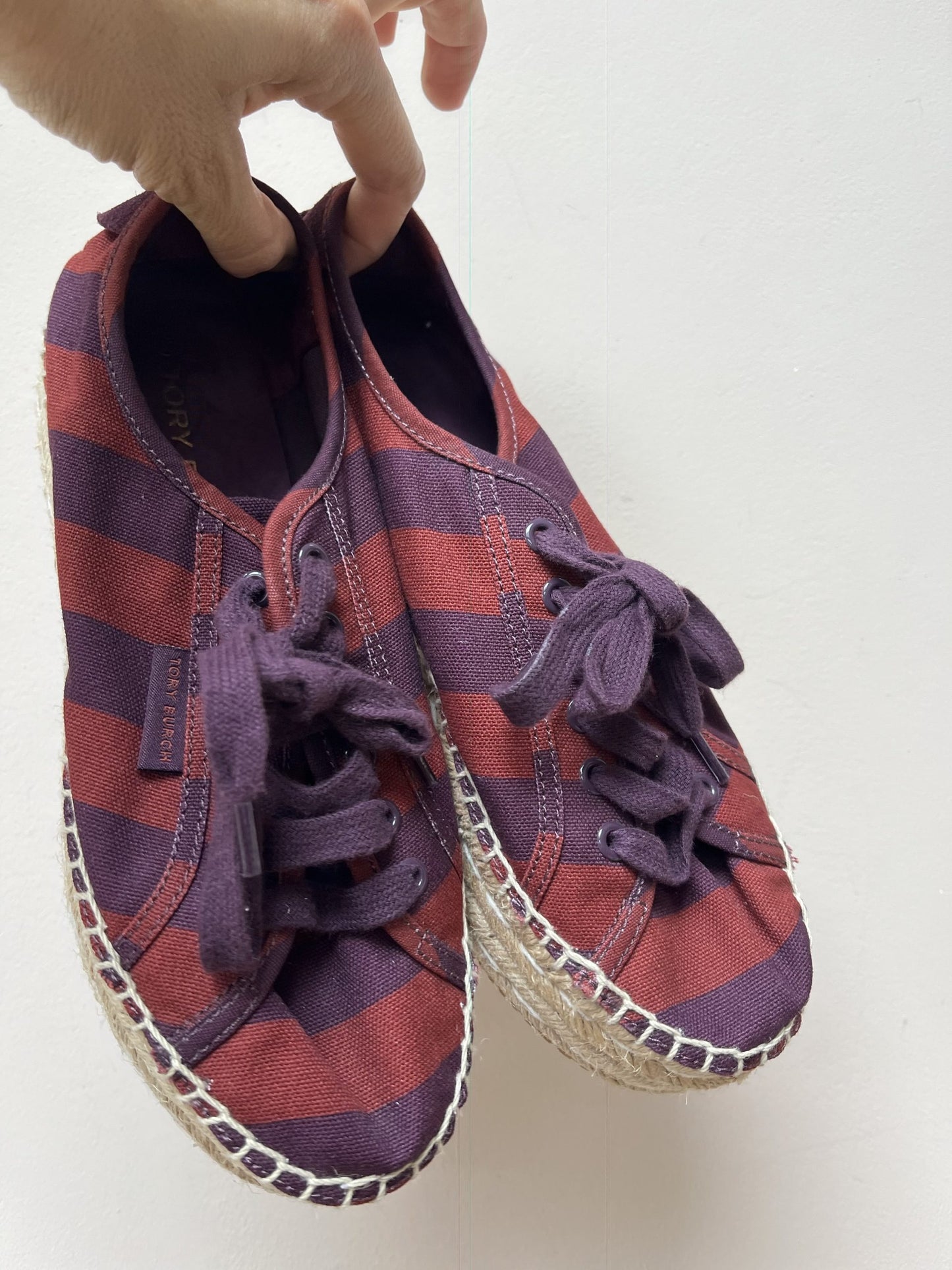 Tory Burch platform espadrilles size UK4.5