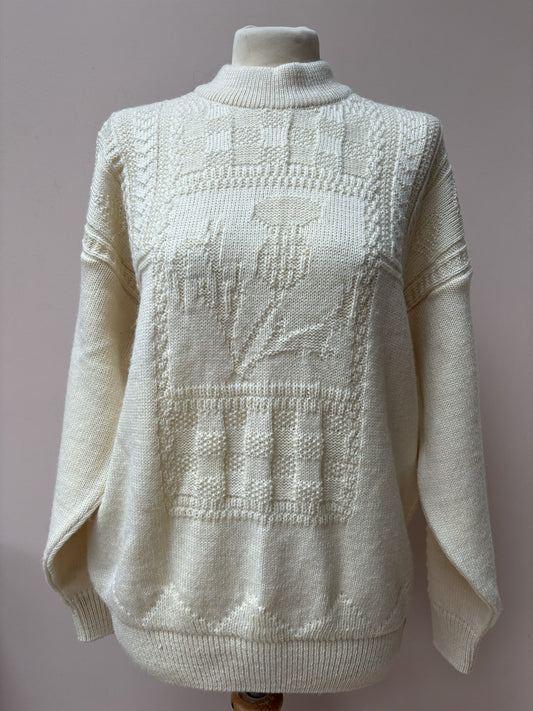 Vintage 100% wool jumper size 12/14