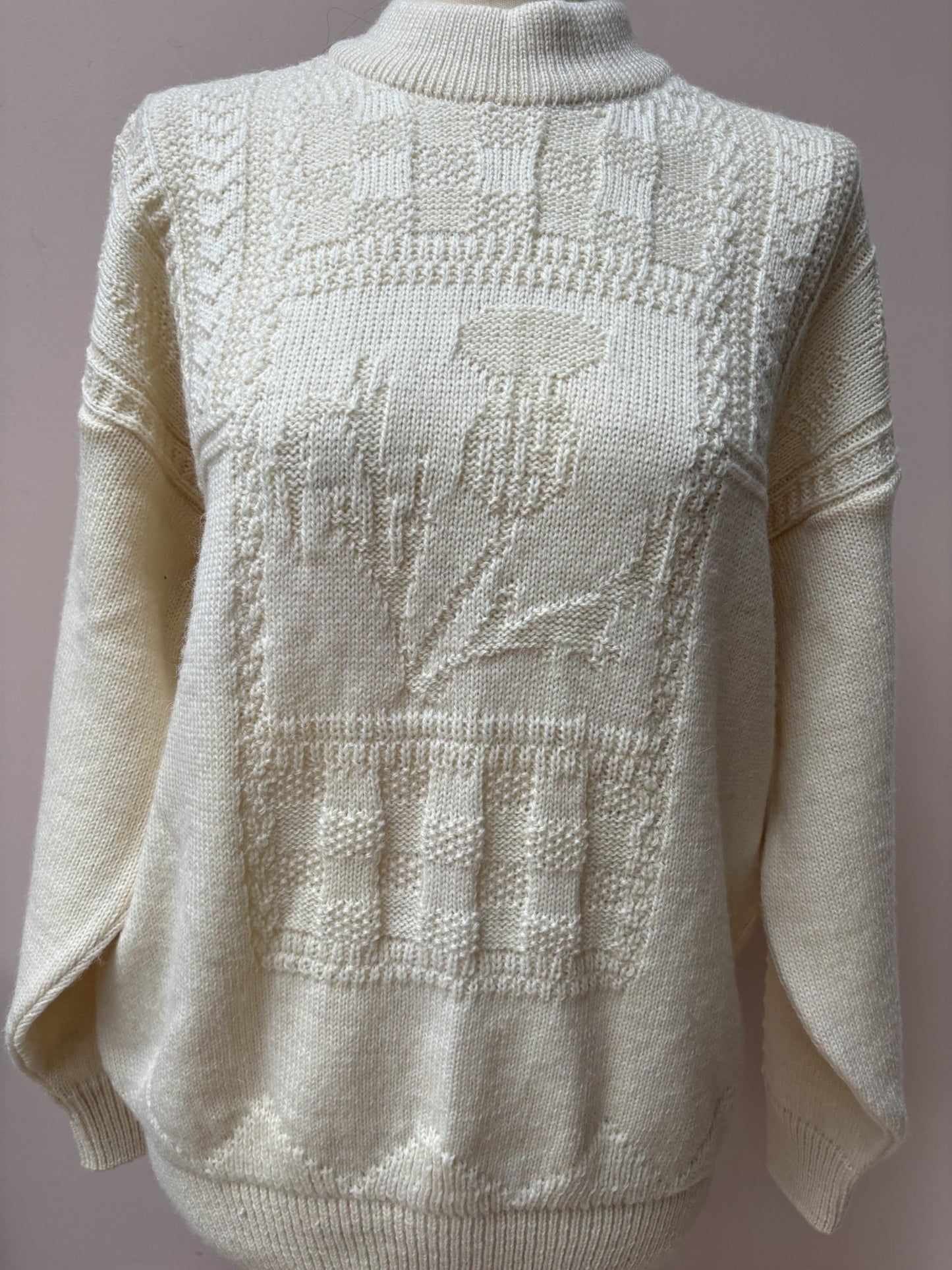 Vintage 100% wool jumper size 12/14