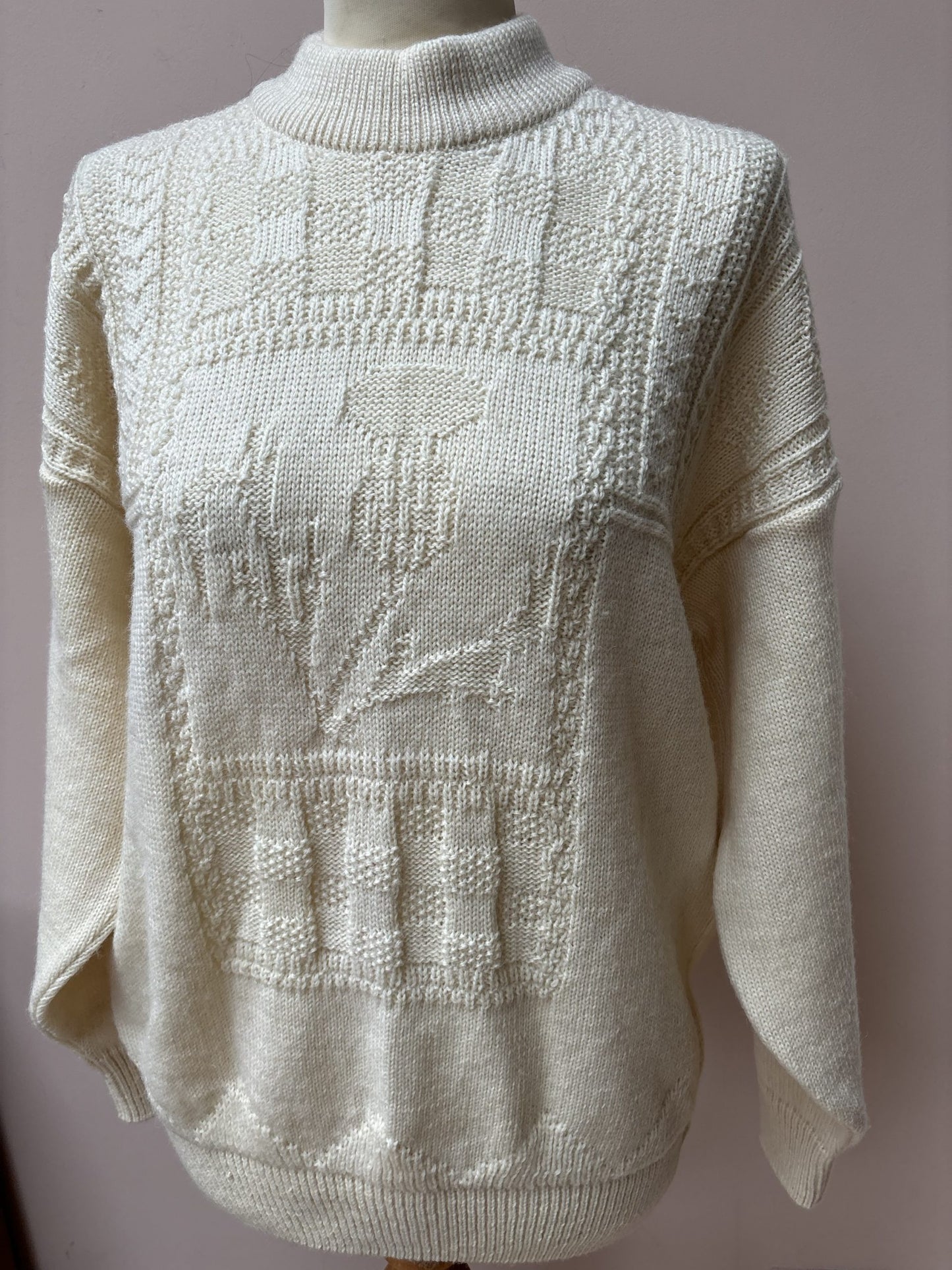 Vintage 100% wool jumper size 12/14