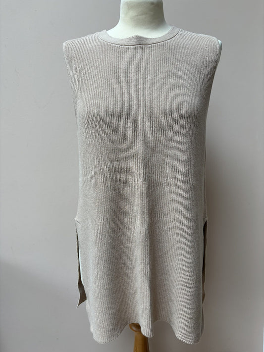 Linen cotton mix tank top size 10-14