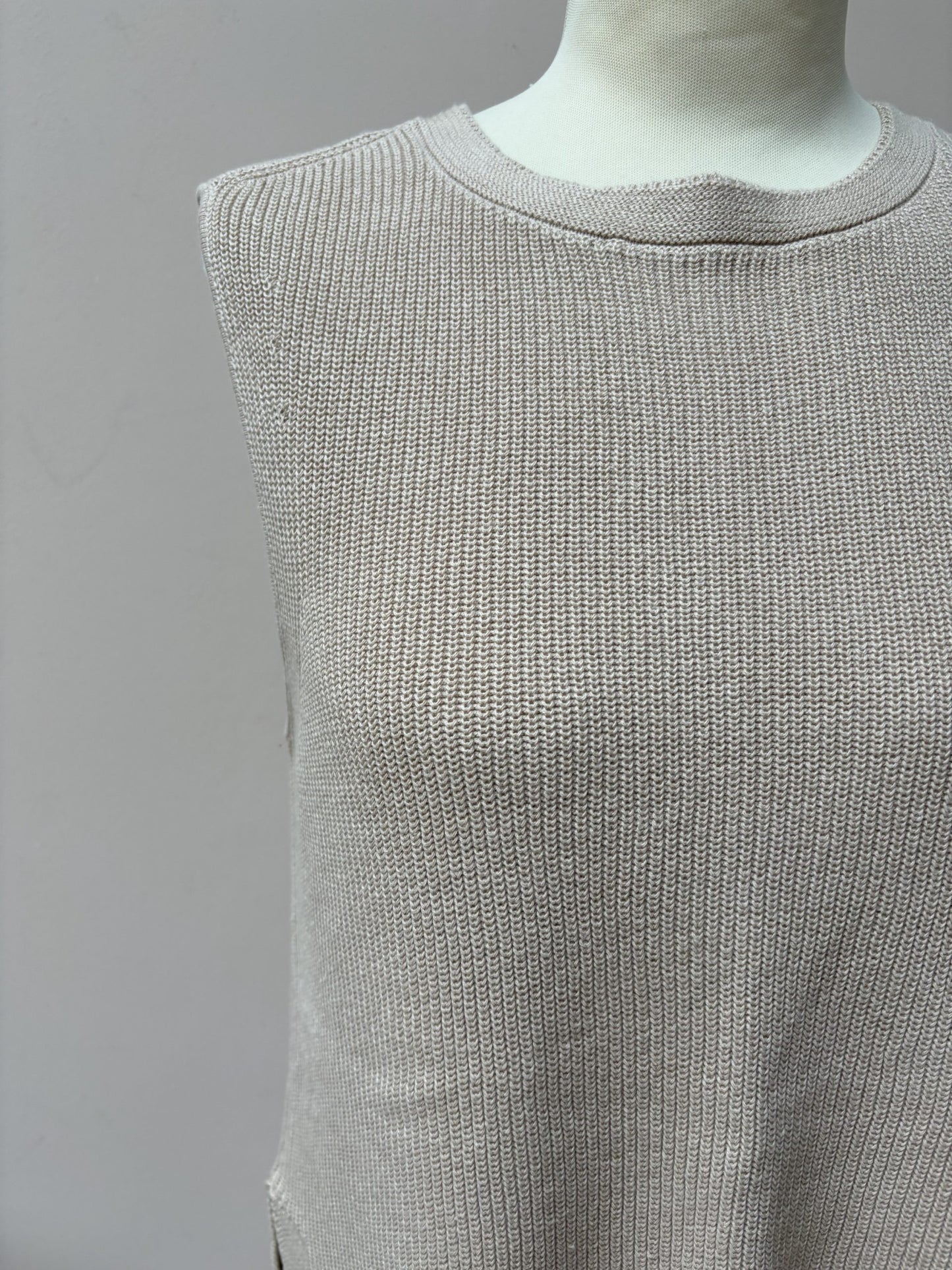 Linen cotton mix tank top size 10-14