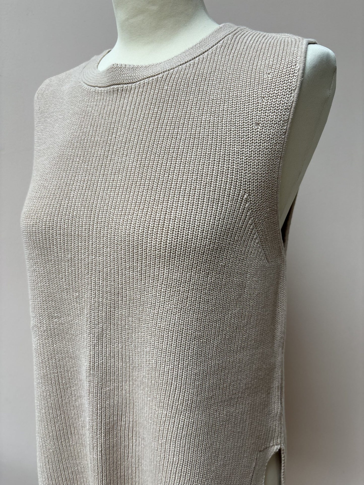 Linen cotton mix tank top size 10-14