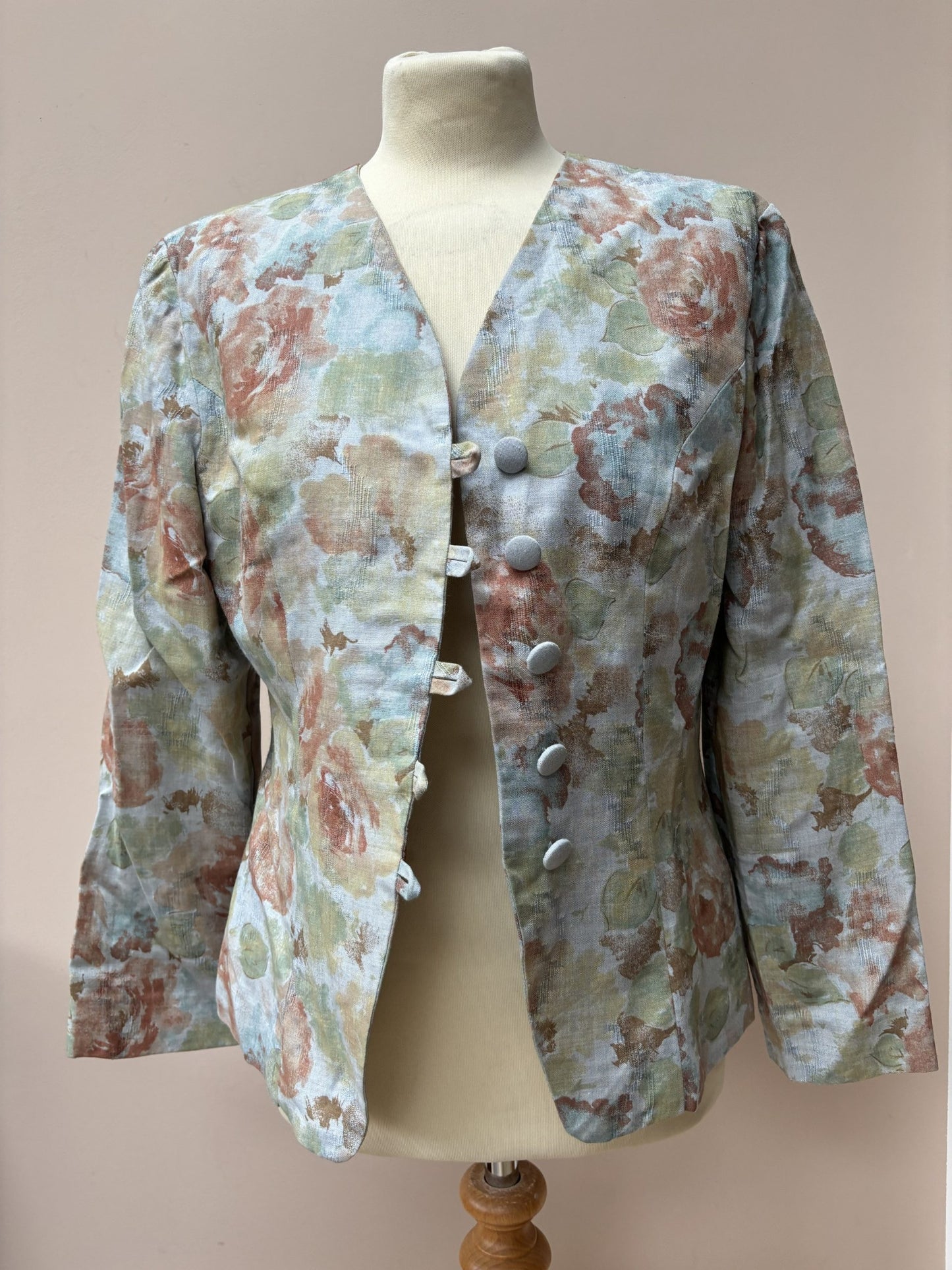 Vintage linen jacket size 10/12