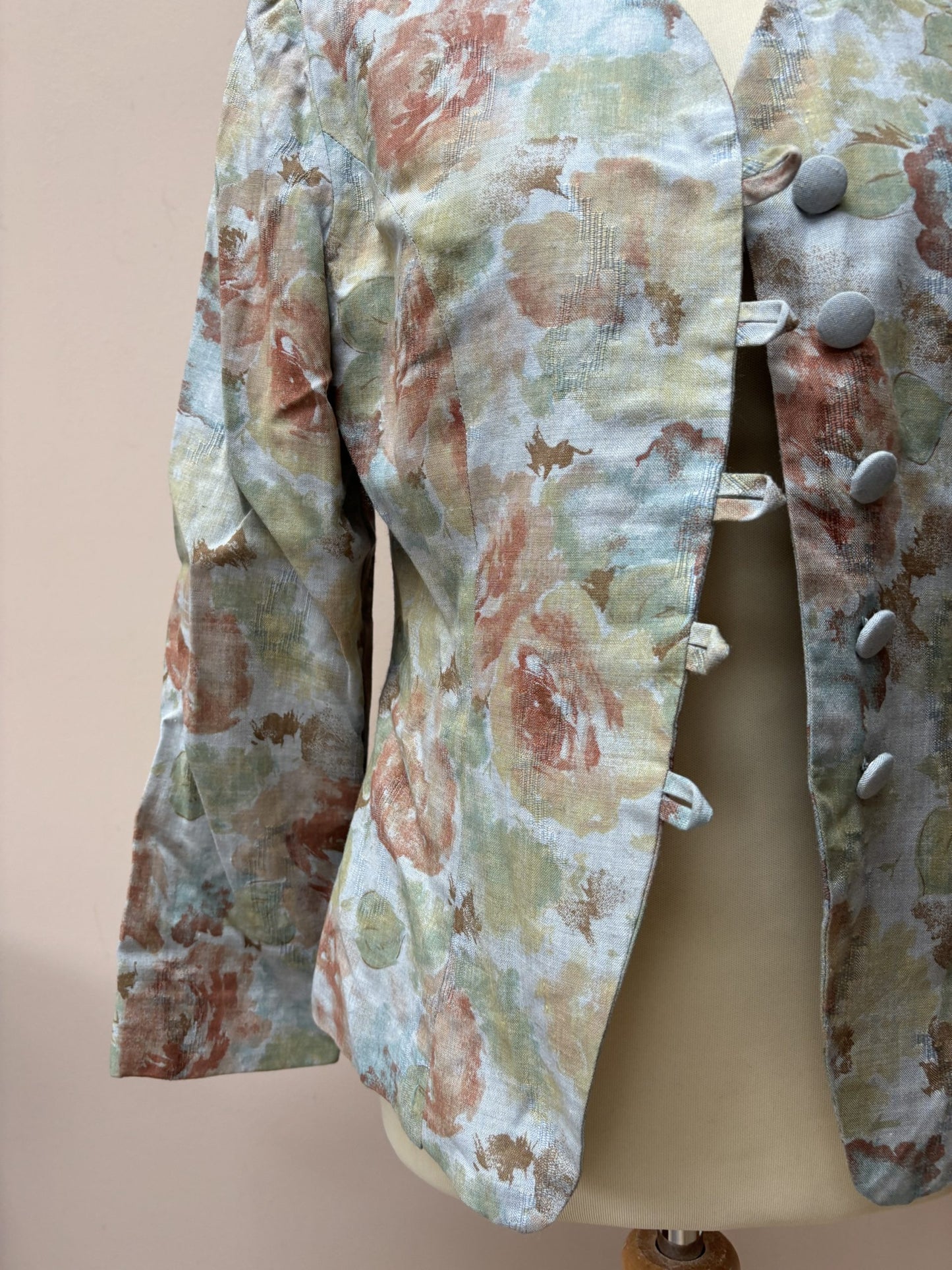 Vintage linen jacket size 10/12